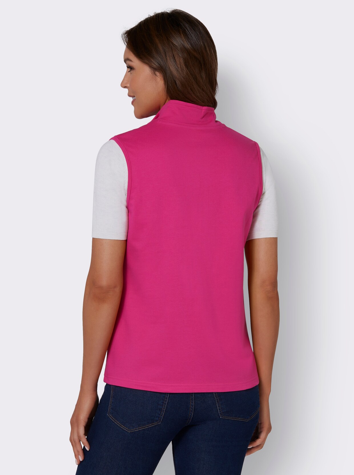 Jerseygilet - fuchsia