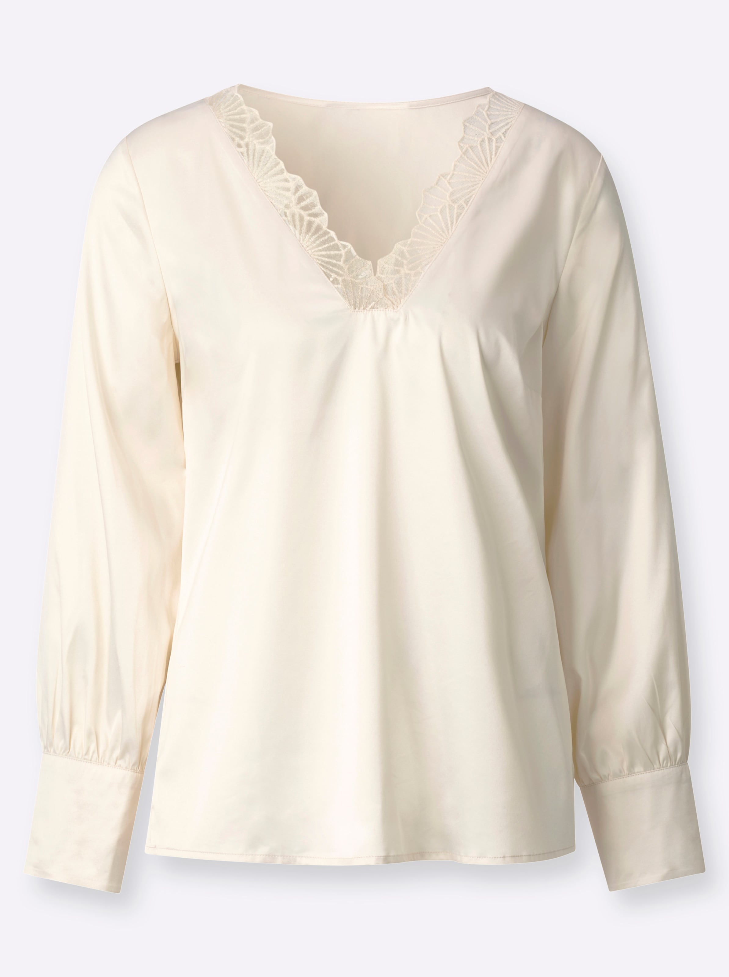 Satinbluse