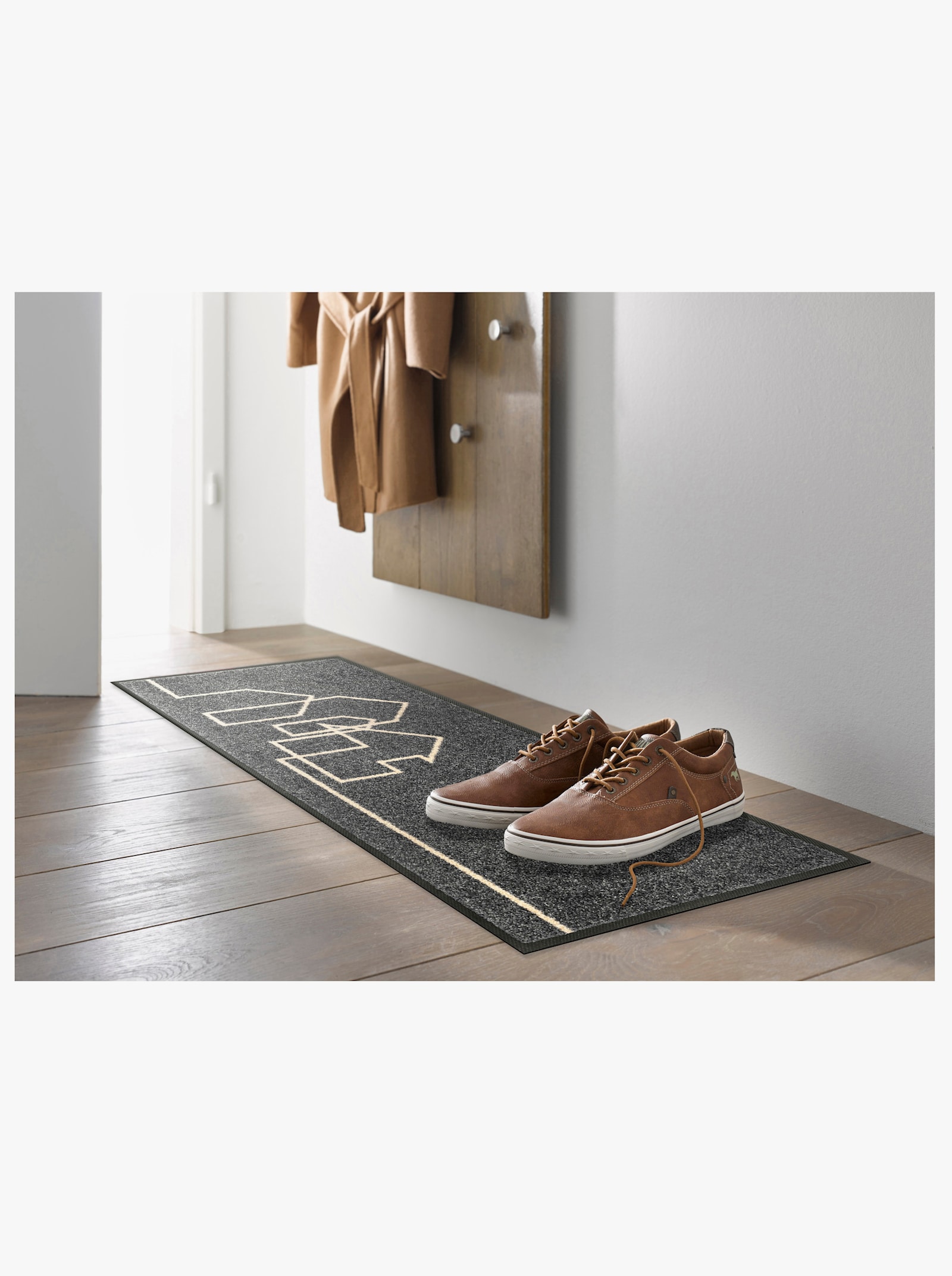 wash+dry by Kleen-Tex Fußmatte - anthrazit-ecru