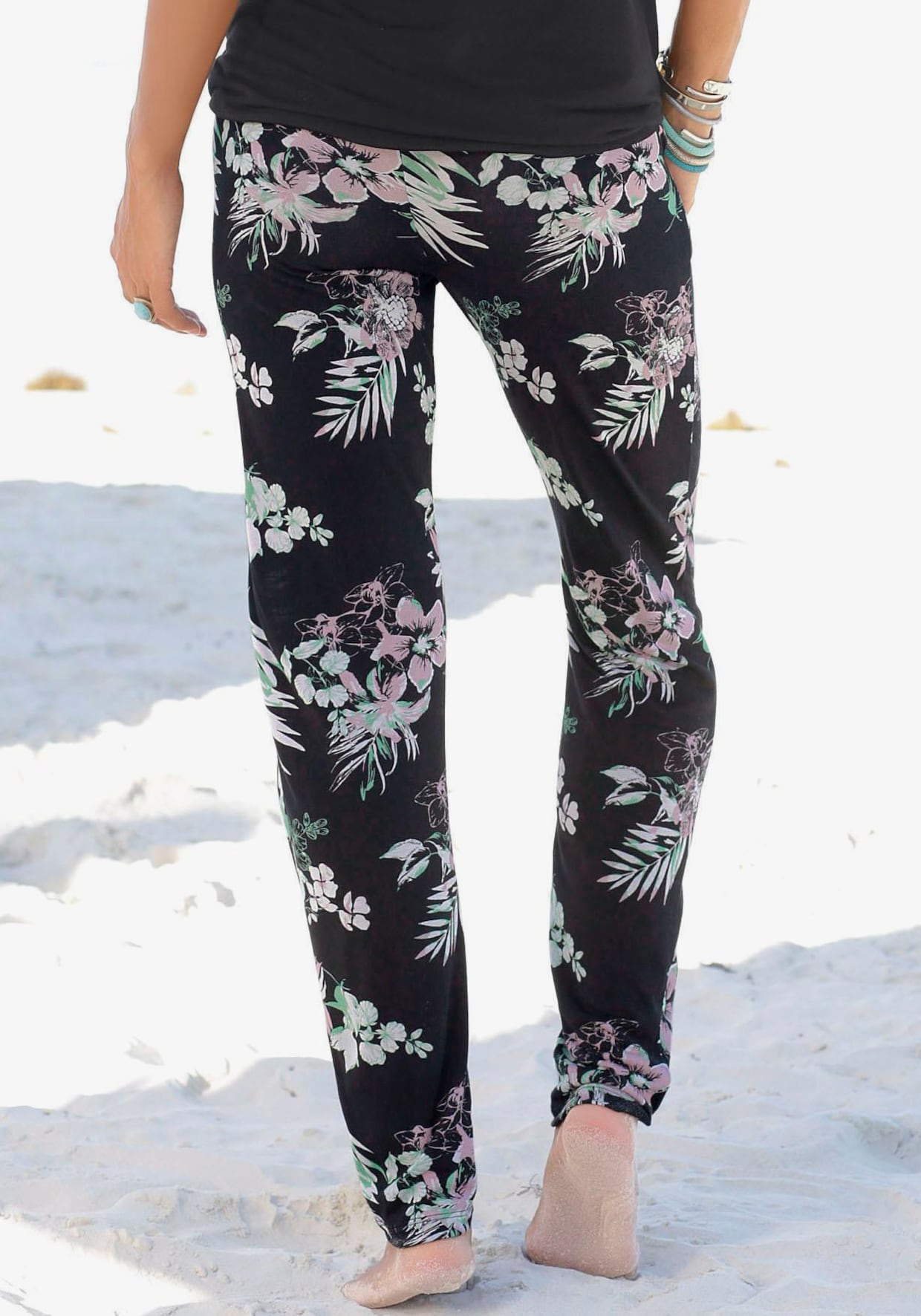 LASCANA Pantalon de plage - imprimé