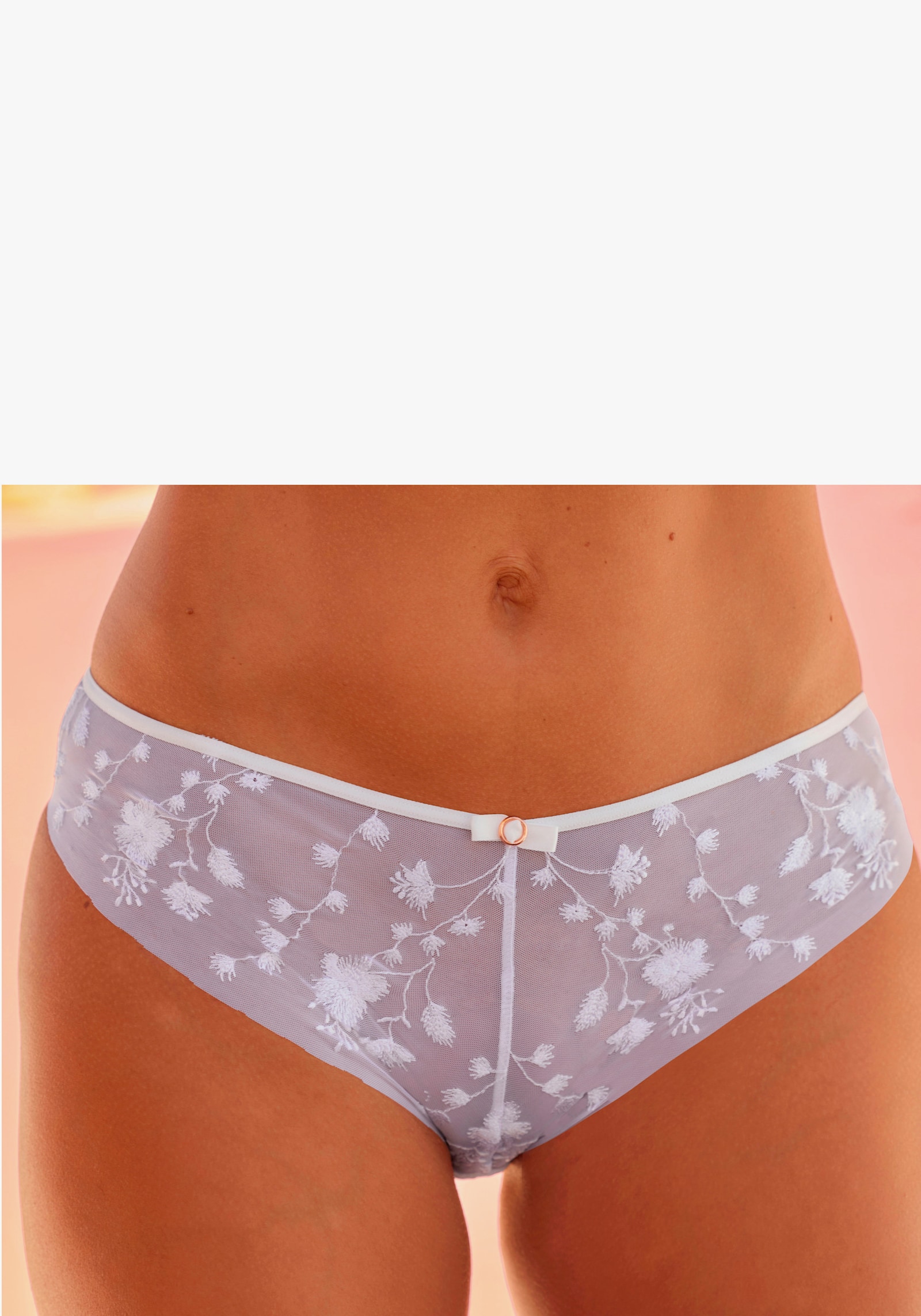 LASCANA Panty - uni weiß