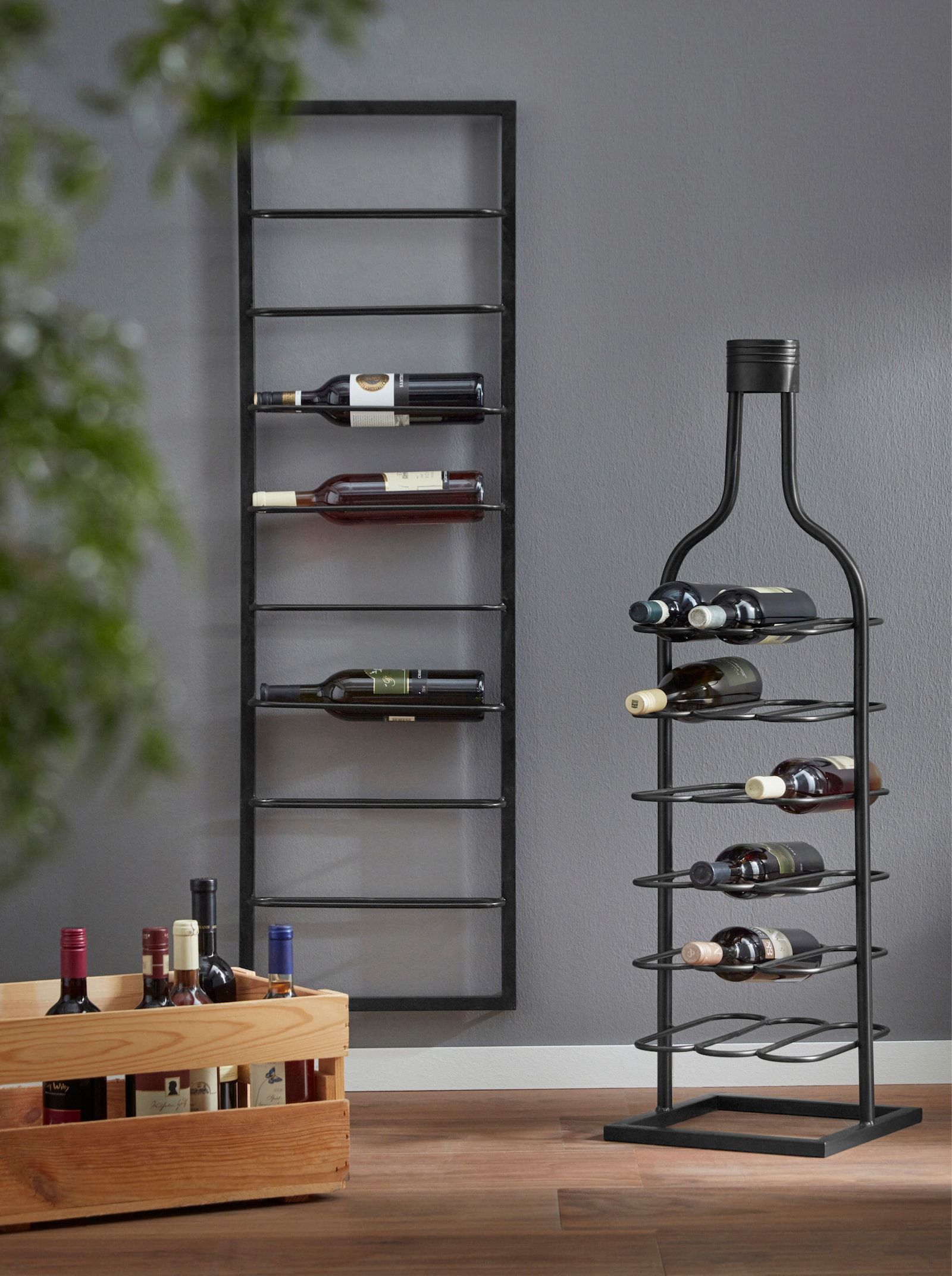 heine home Regal - schwarz