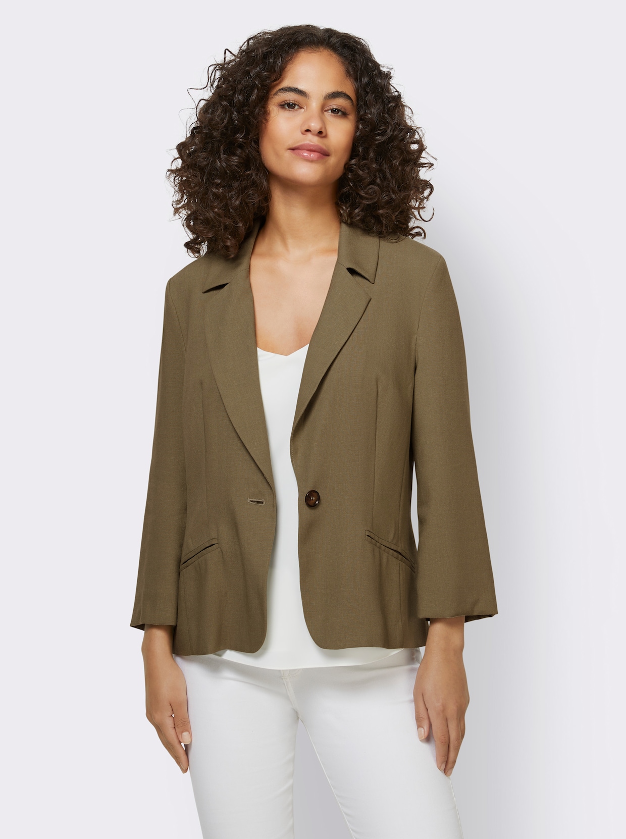 heine Blazer - oliv