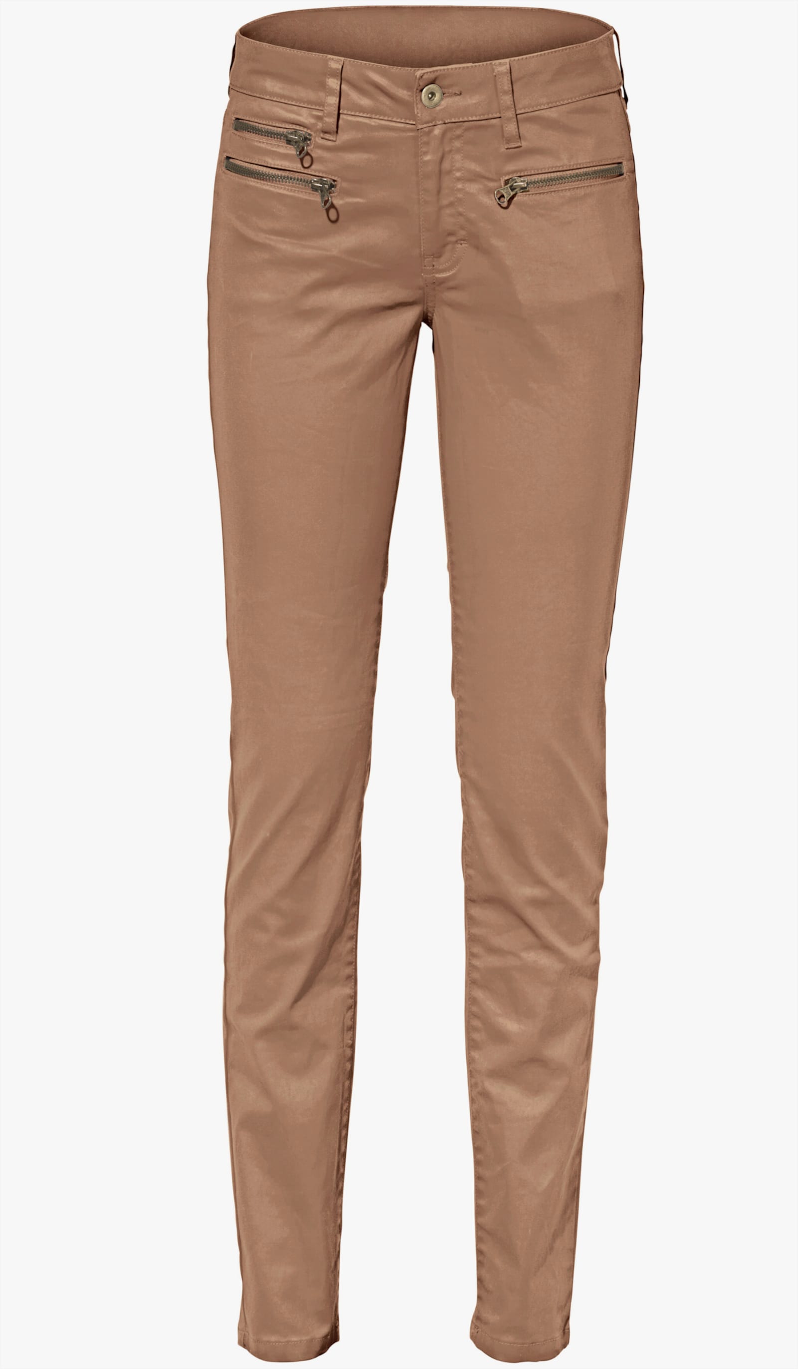 heine Röhrenhose in Stretch-Qualität - nougat