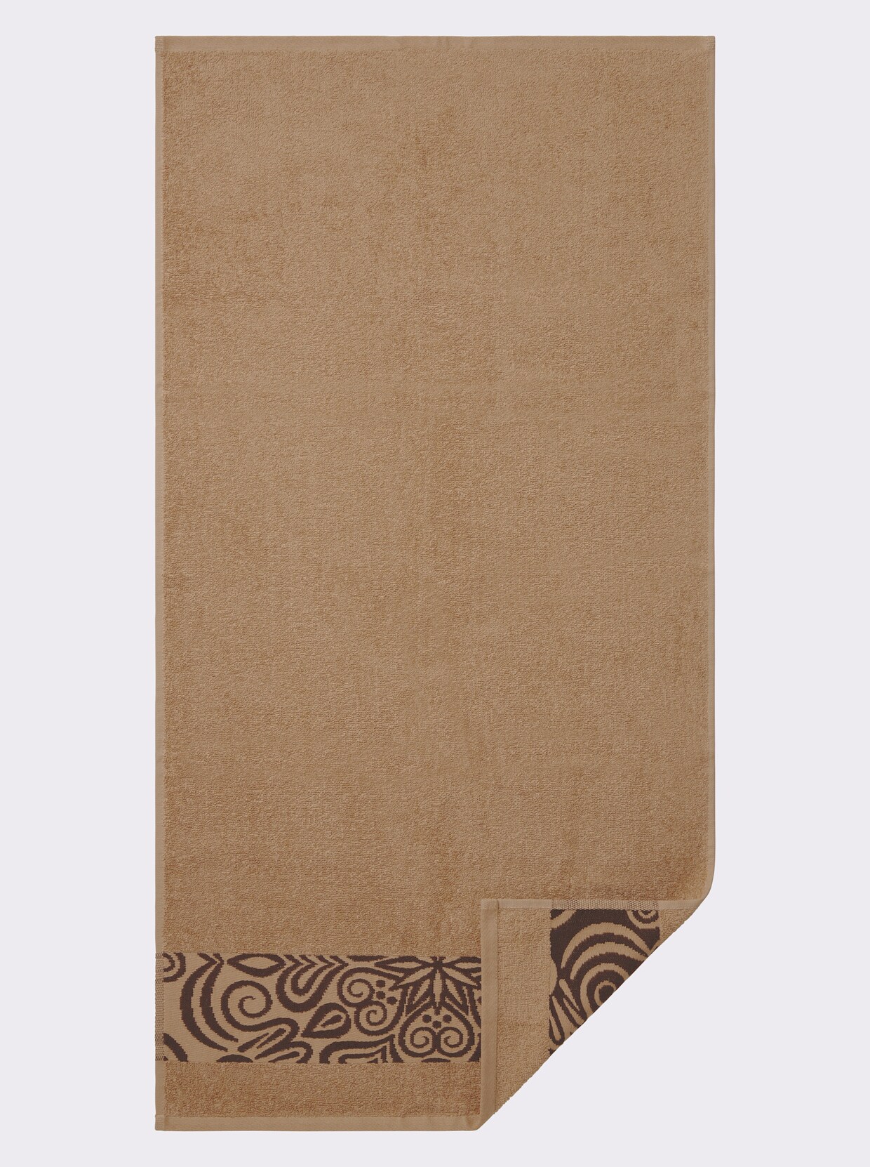 wäschepur Handdoek - camel
