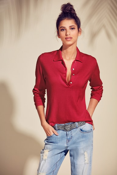 heine Pull polo - rouge