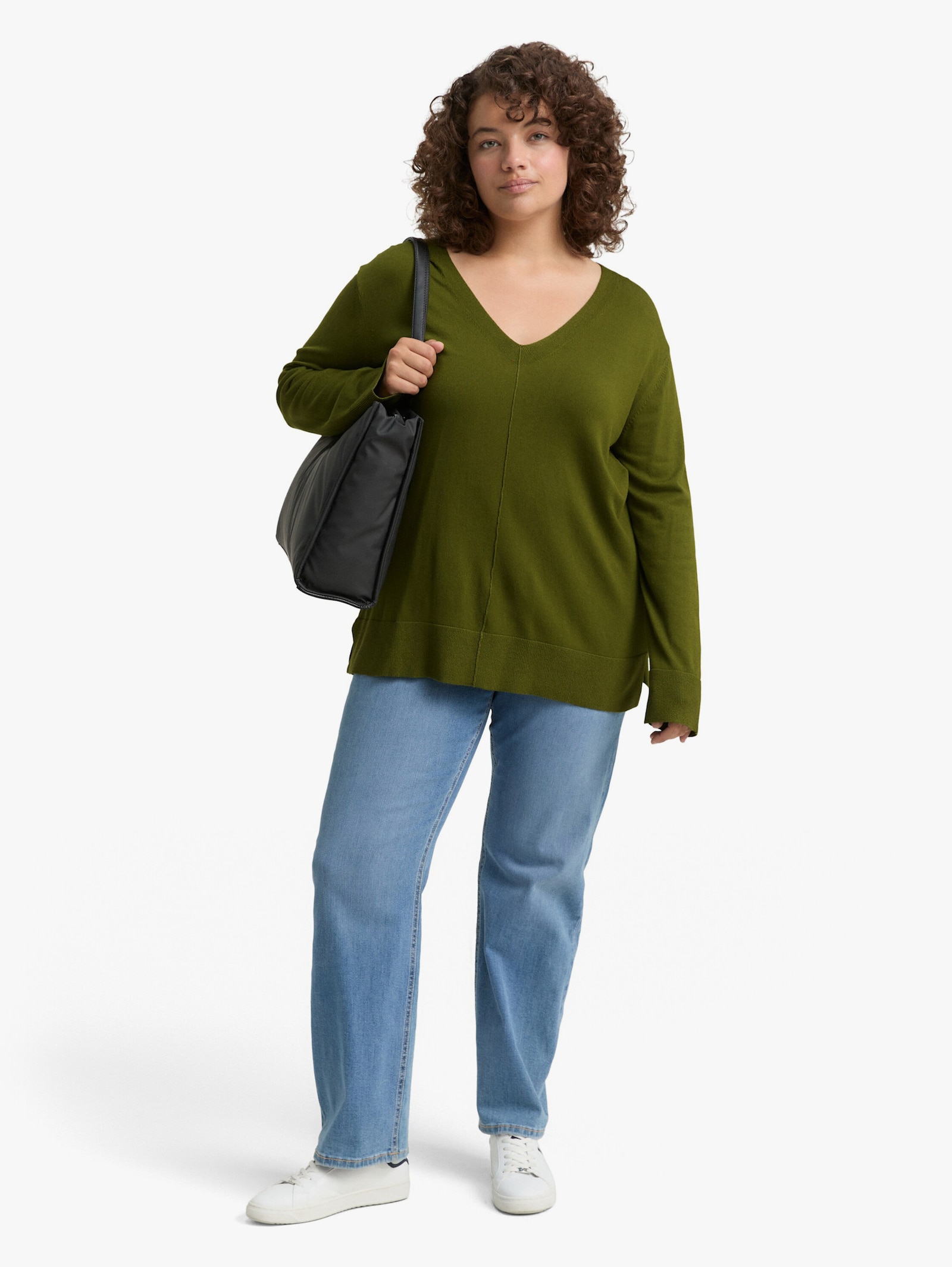 Strickpullover - deep ivy green