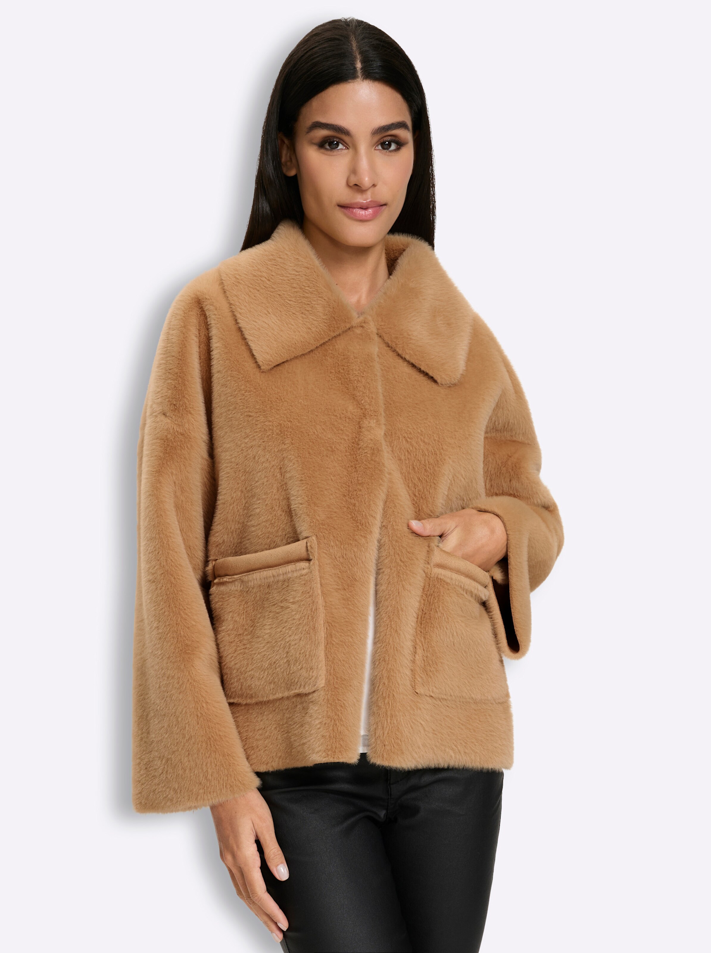 Fellimitatjacke