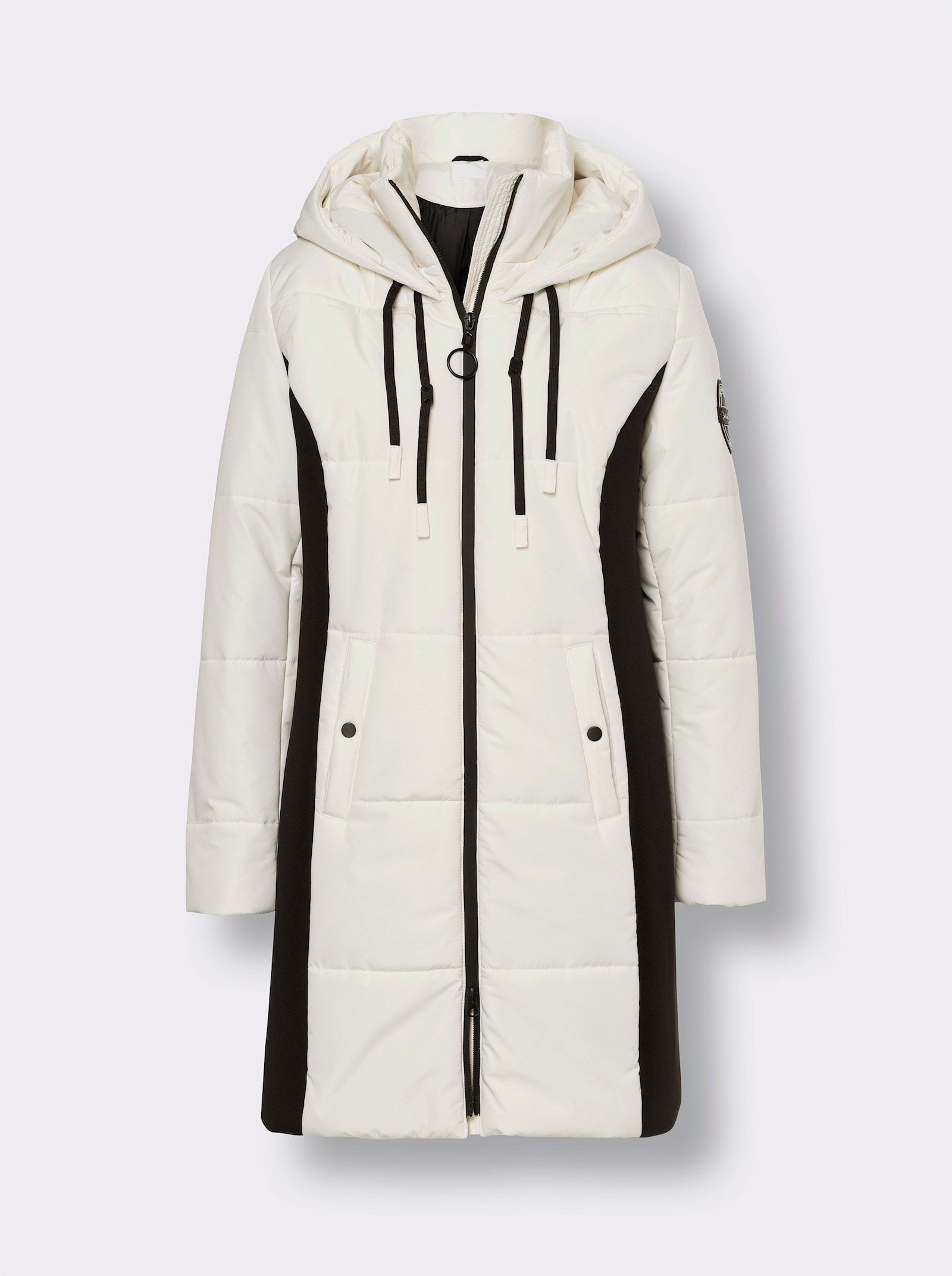 heine Longjacke mit Kapuze - champagner