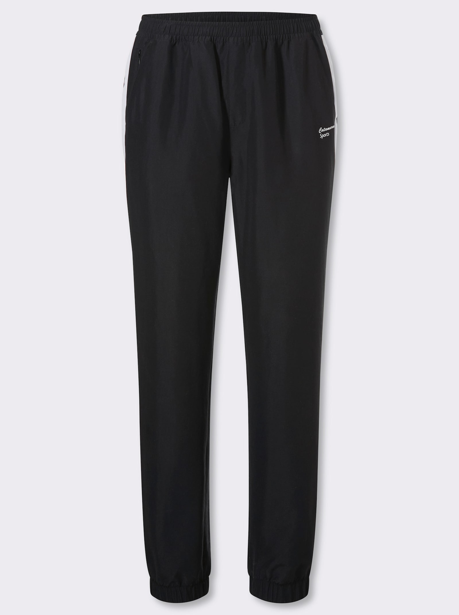 Catamaran Sports Funktionshose in Microfaser-Qualität - schwarz-weiß