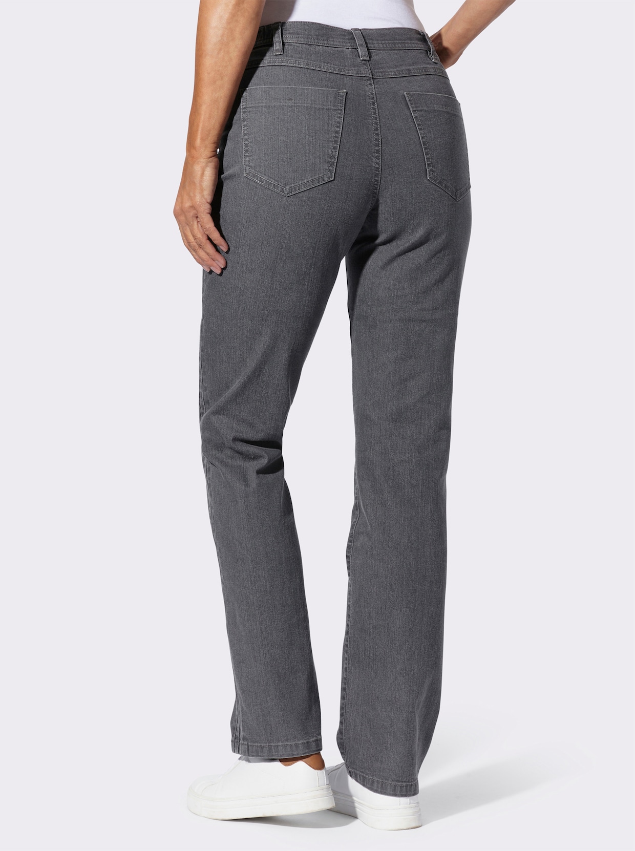 Jeans - grey-denim
