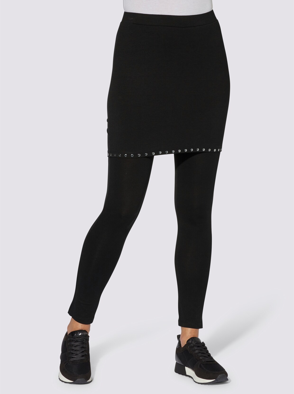 Rockleggings - schwarz