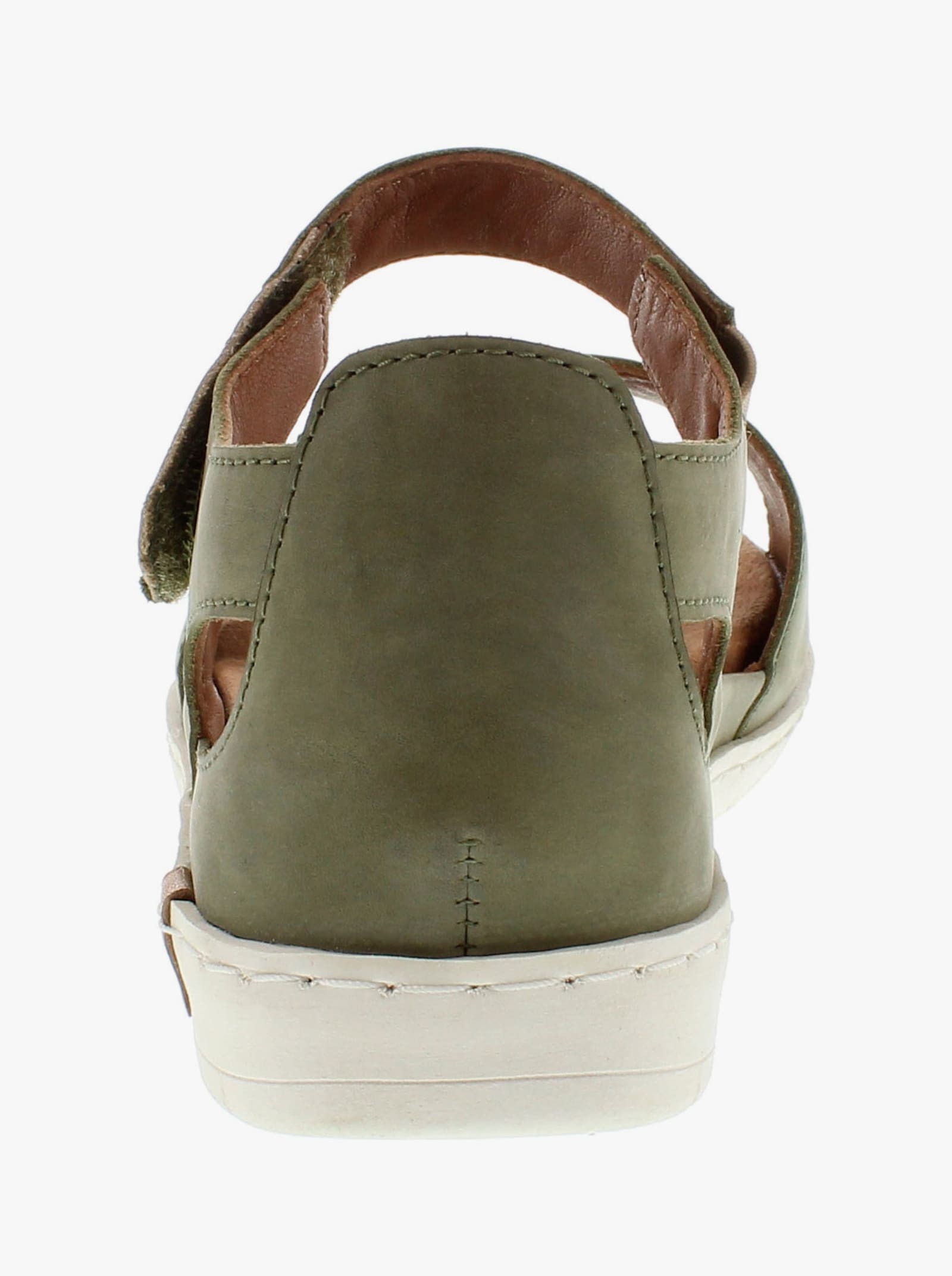 Reflexan Sandalette aus Nubukleder - schilf