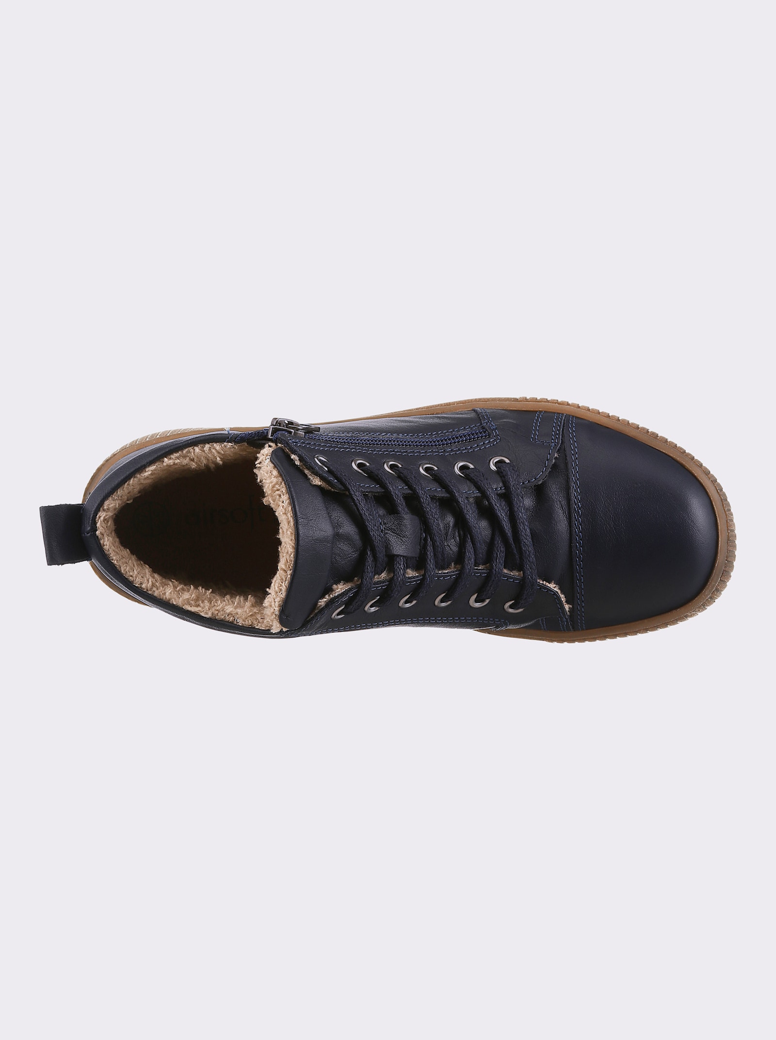 airsoft modern+ Stiefelette mit Innenfutter - marine
