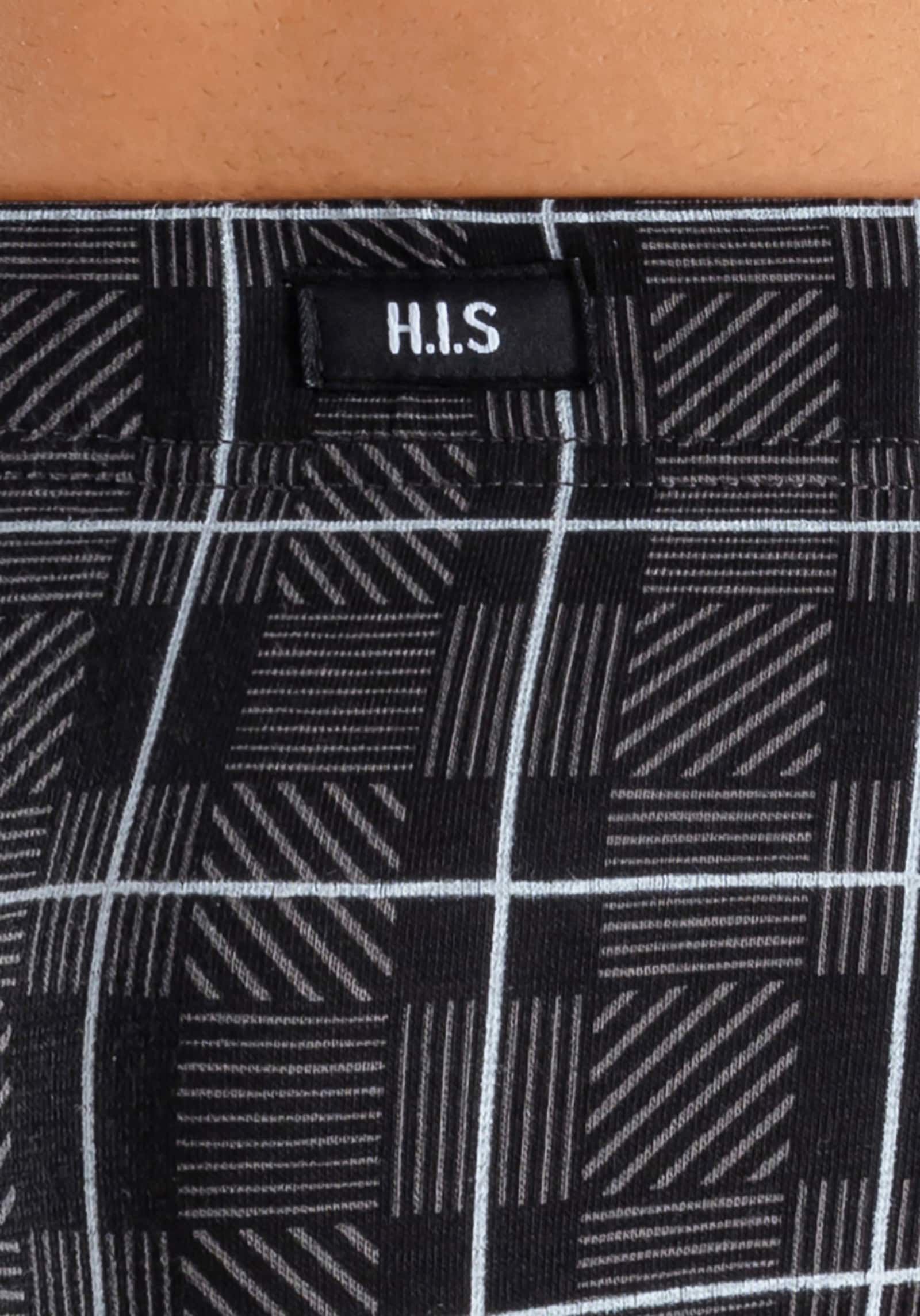 H.I.S Slip - anthra / schwarz / grau / streifen / karo