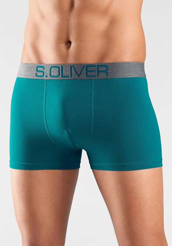s.Oliver Boxer - 1x petrol + 1x schwarz + 1x blau + 1x rot