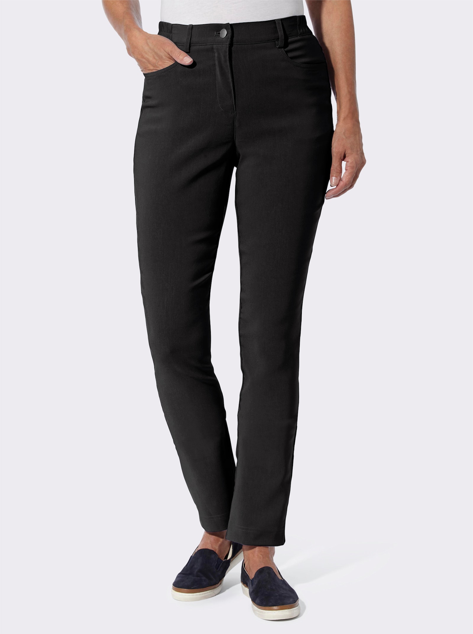 Bengalinhose mit seitlichem Dehnbund - schwarz