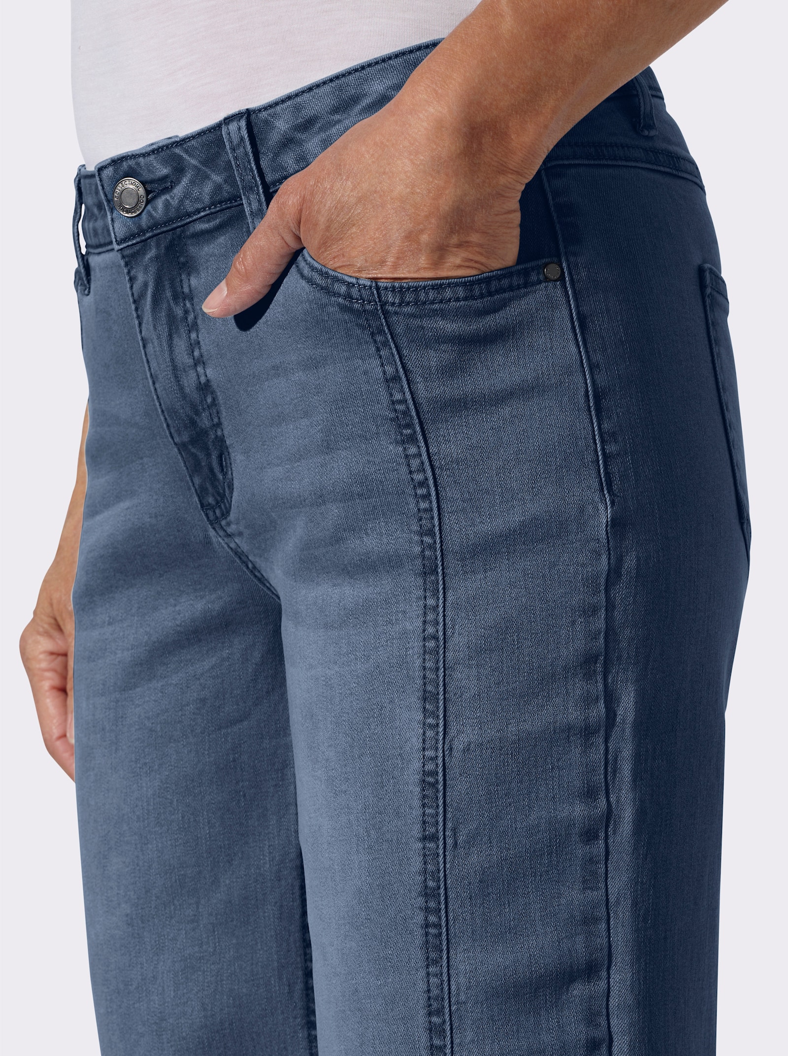 5-Pocket-Jeans in Stretch-Qualität - blue-stone-washed