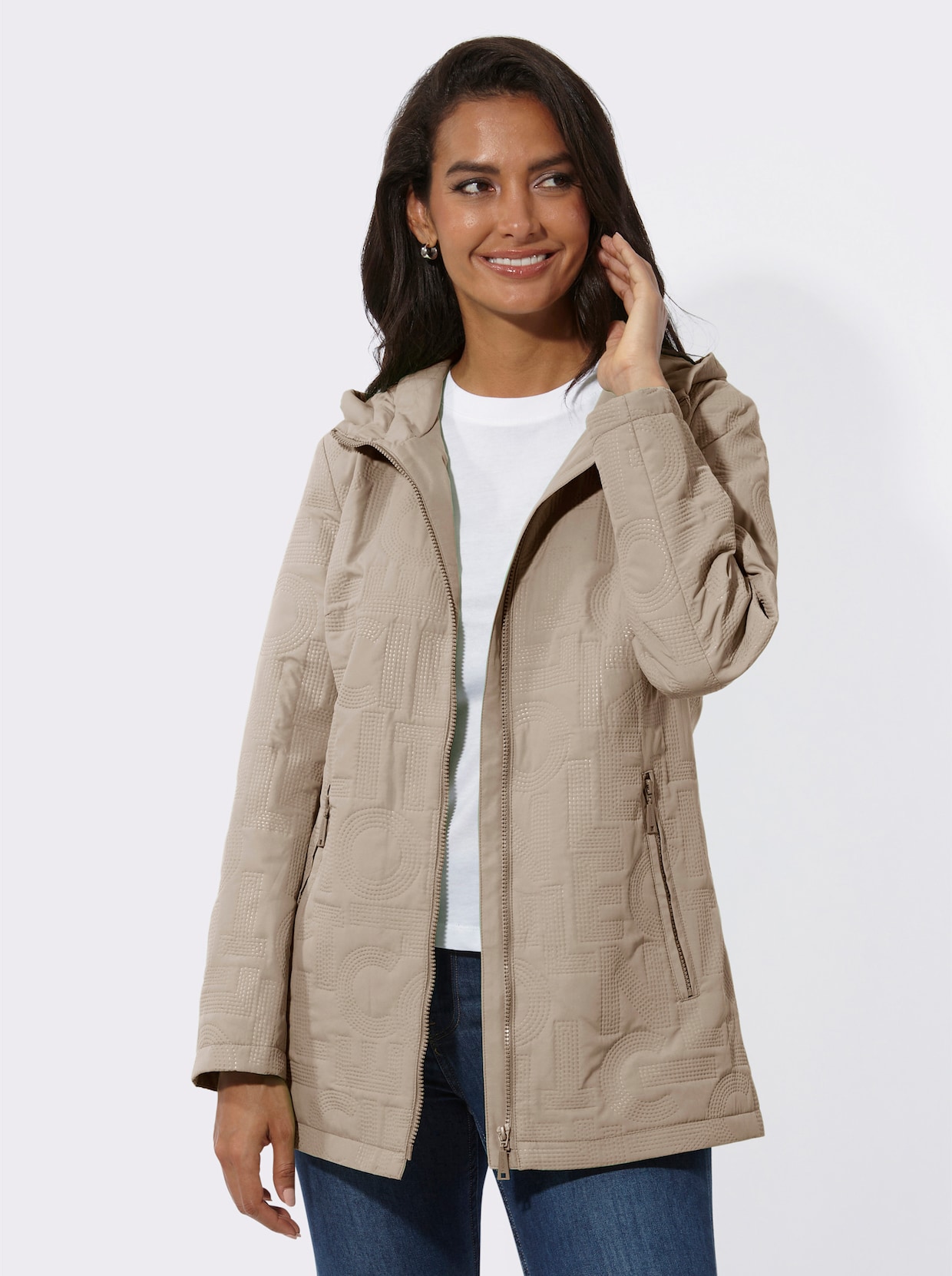 Jacke - beige