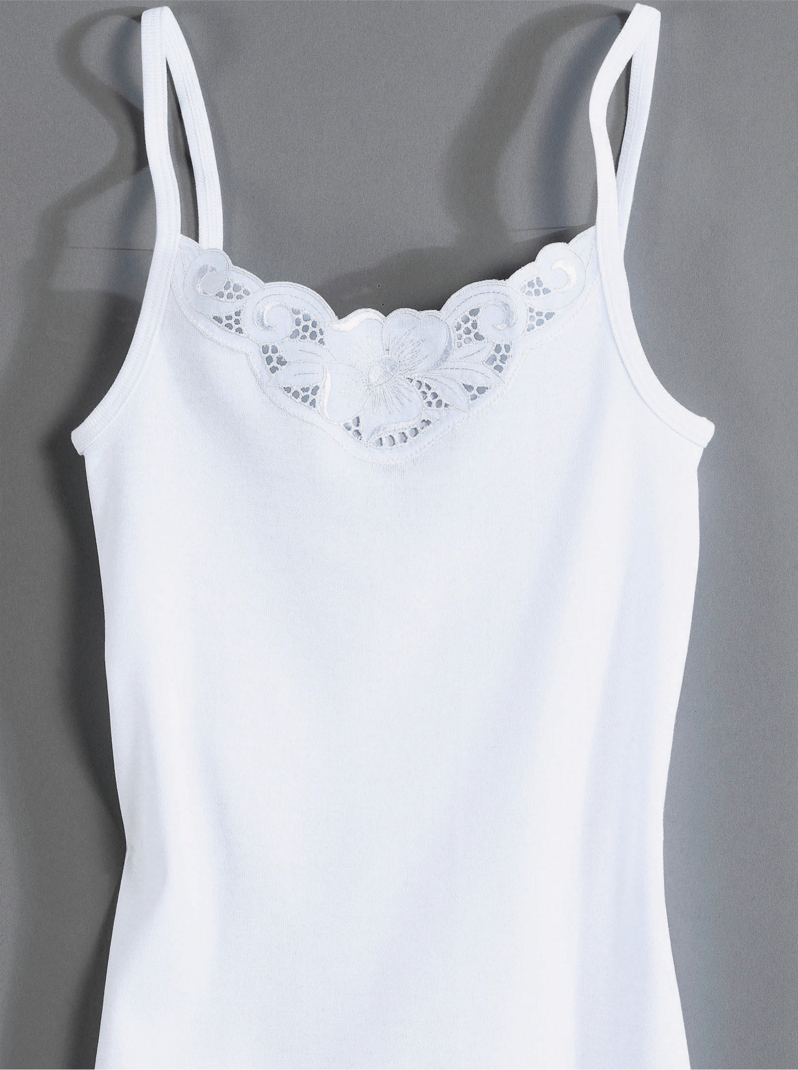 conta Trägerhemd in der 3-Stück-Packung - weiß