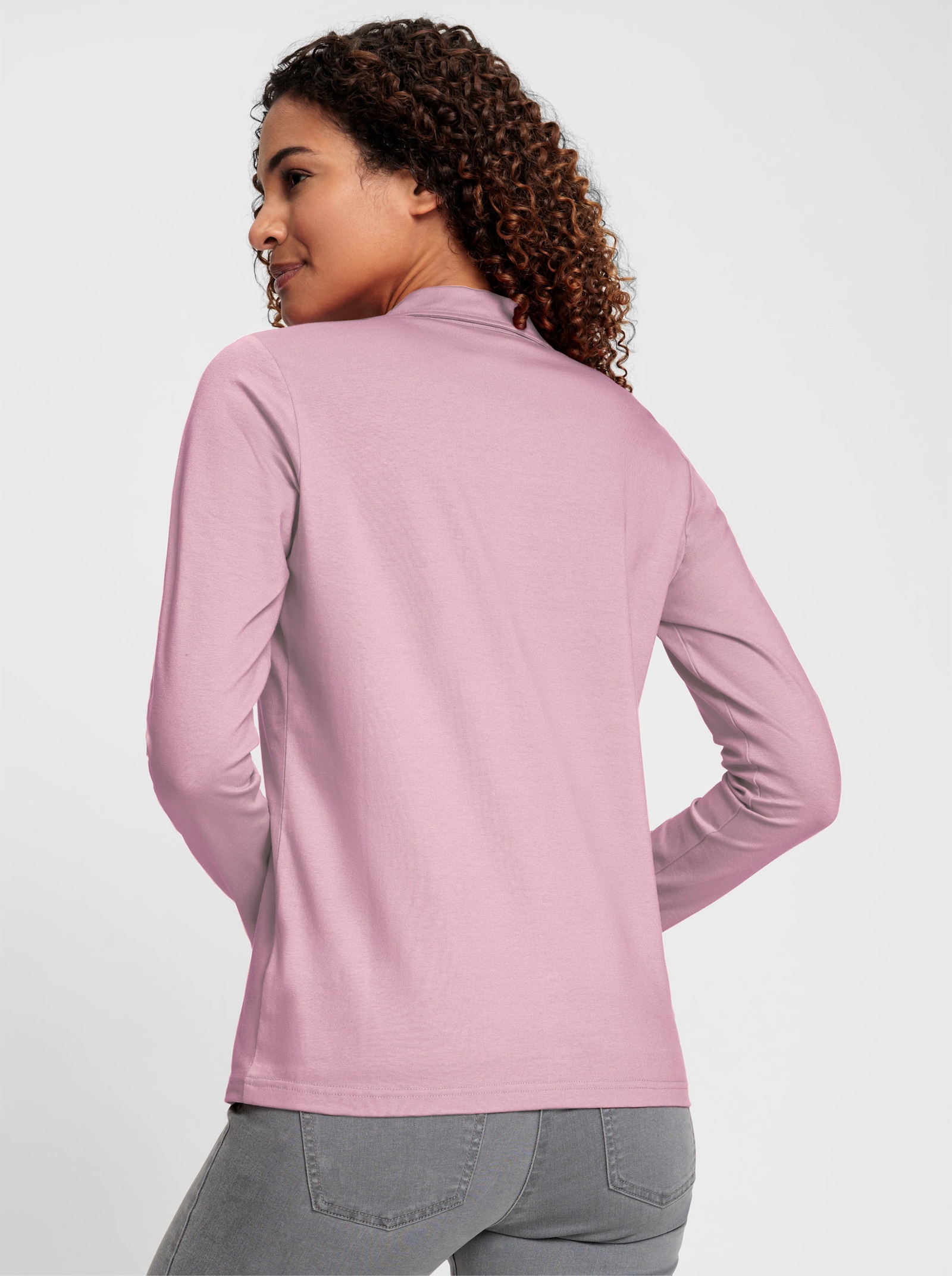 Poloshirt aus Baumwoll-Qualität - rosé