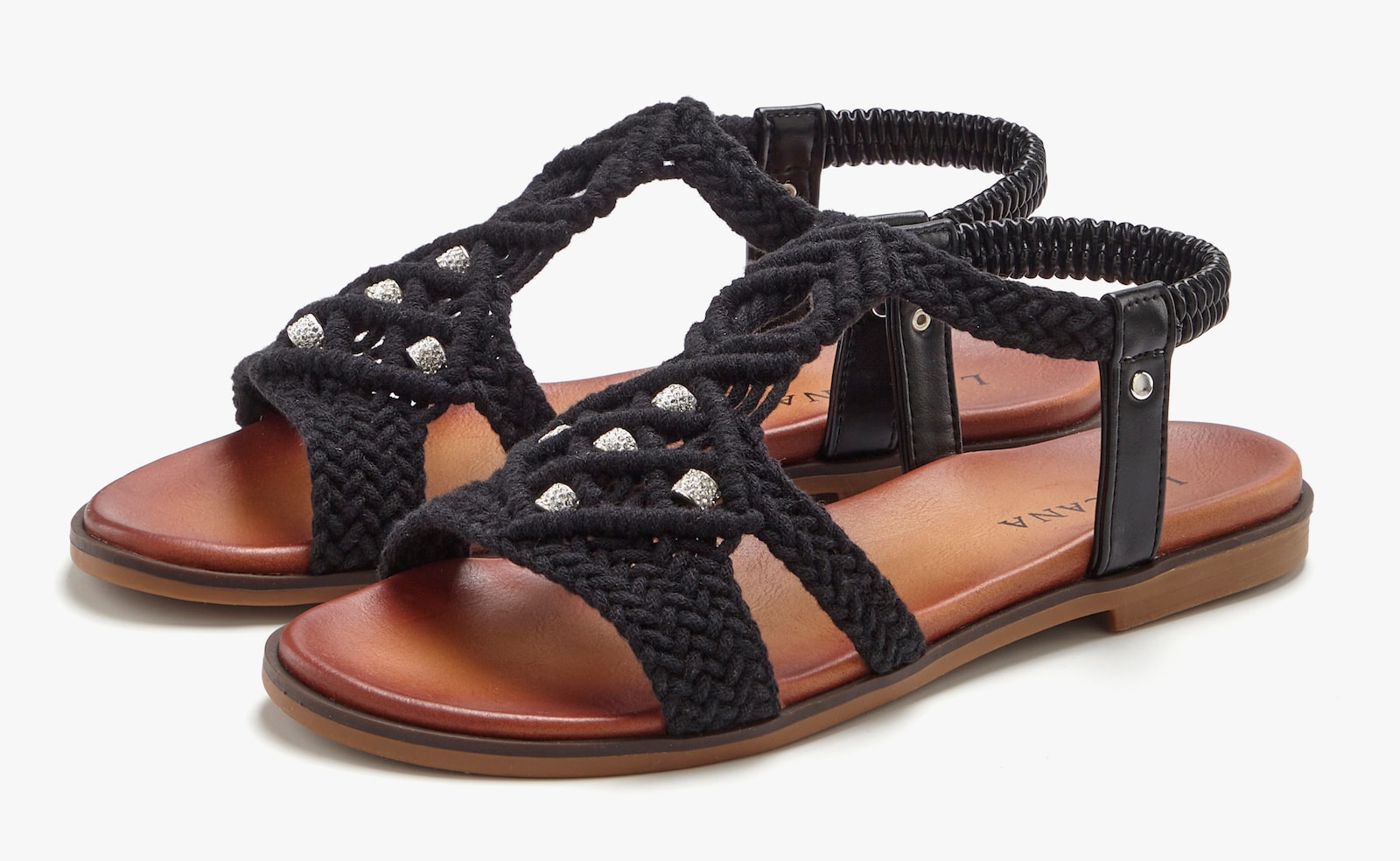 LASCANA Sandale - schwarz