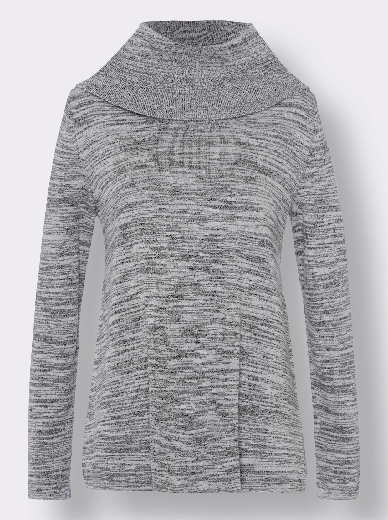 heine Pull col roulé - gris chiné