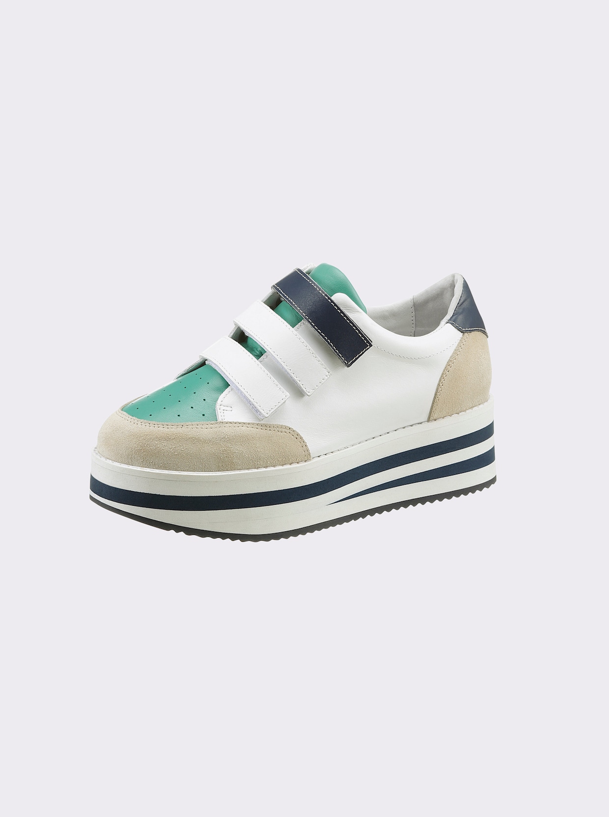 heine Sneaker - wit/groen