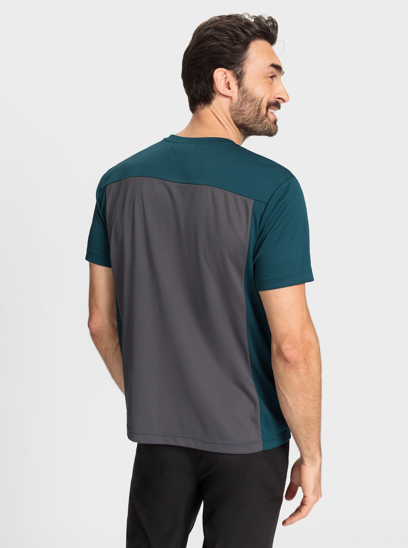 Catamaran Sports Functioneel shirt in freshnezz-kwaliteit - petrol/antraciet