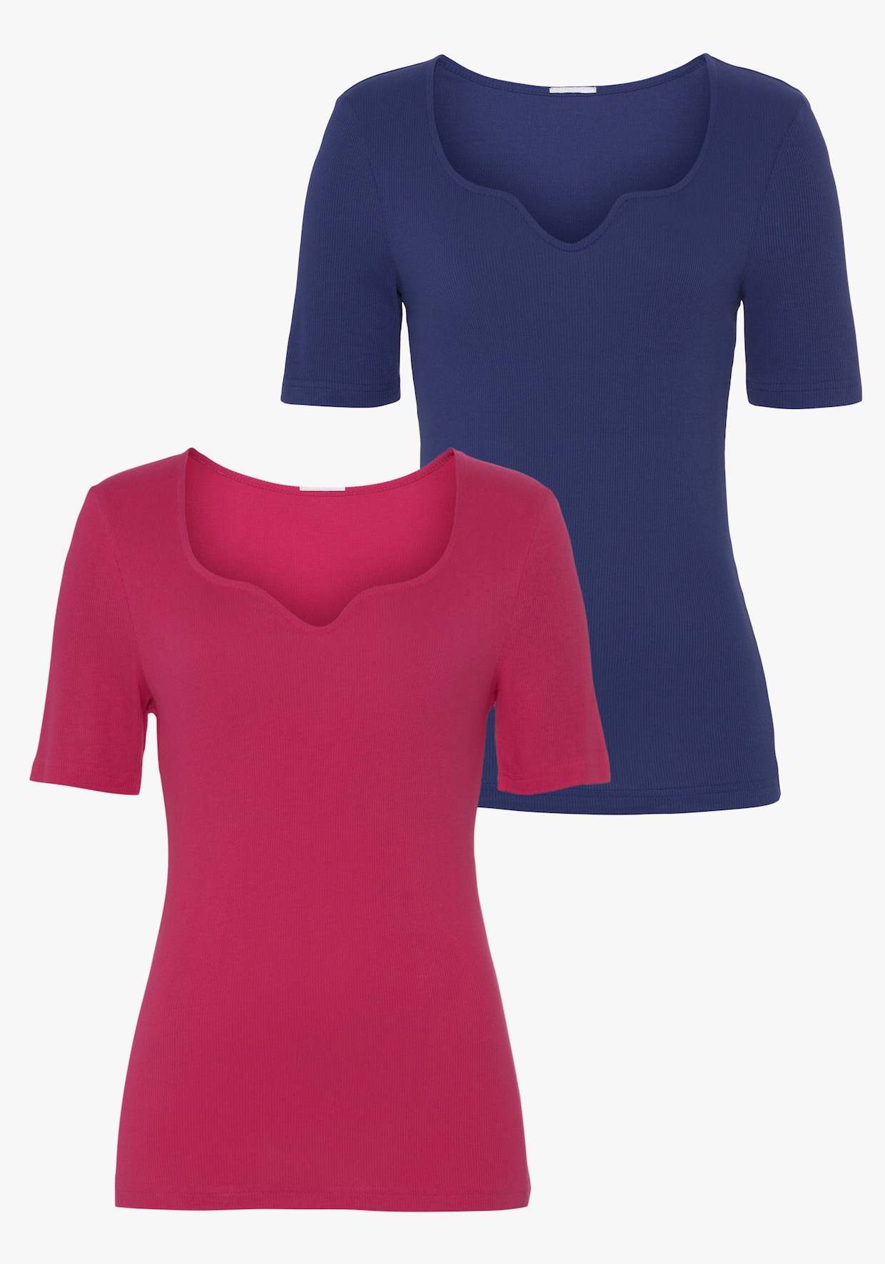 Vivance T-shirt - pink, blauw