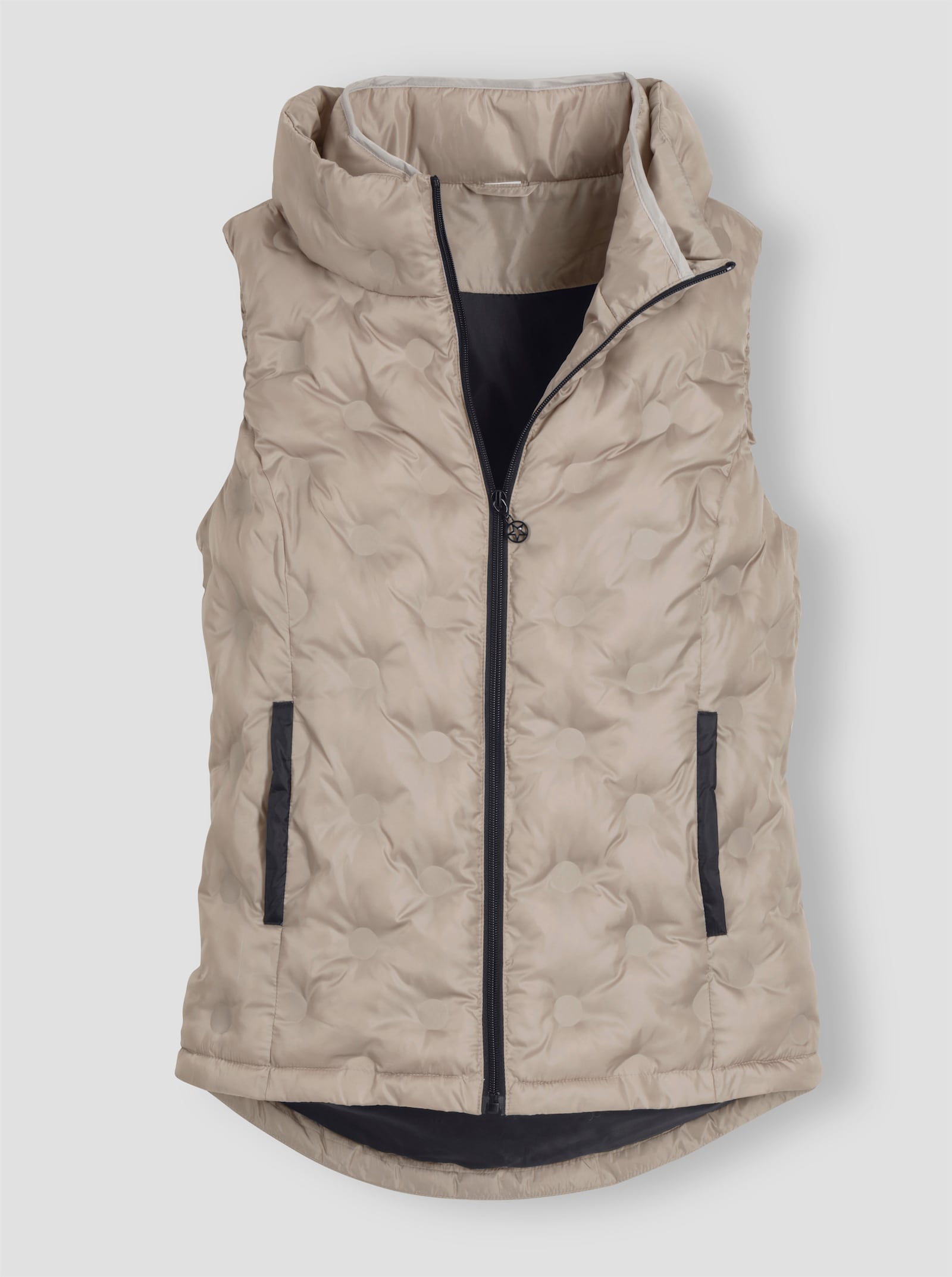 Gilet met reliëf - sesam