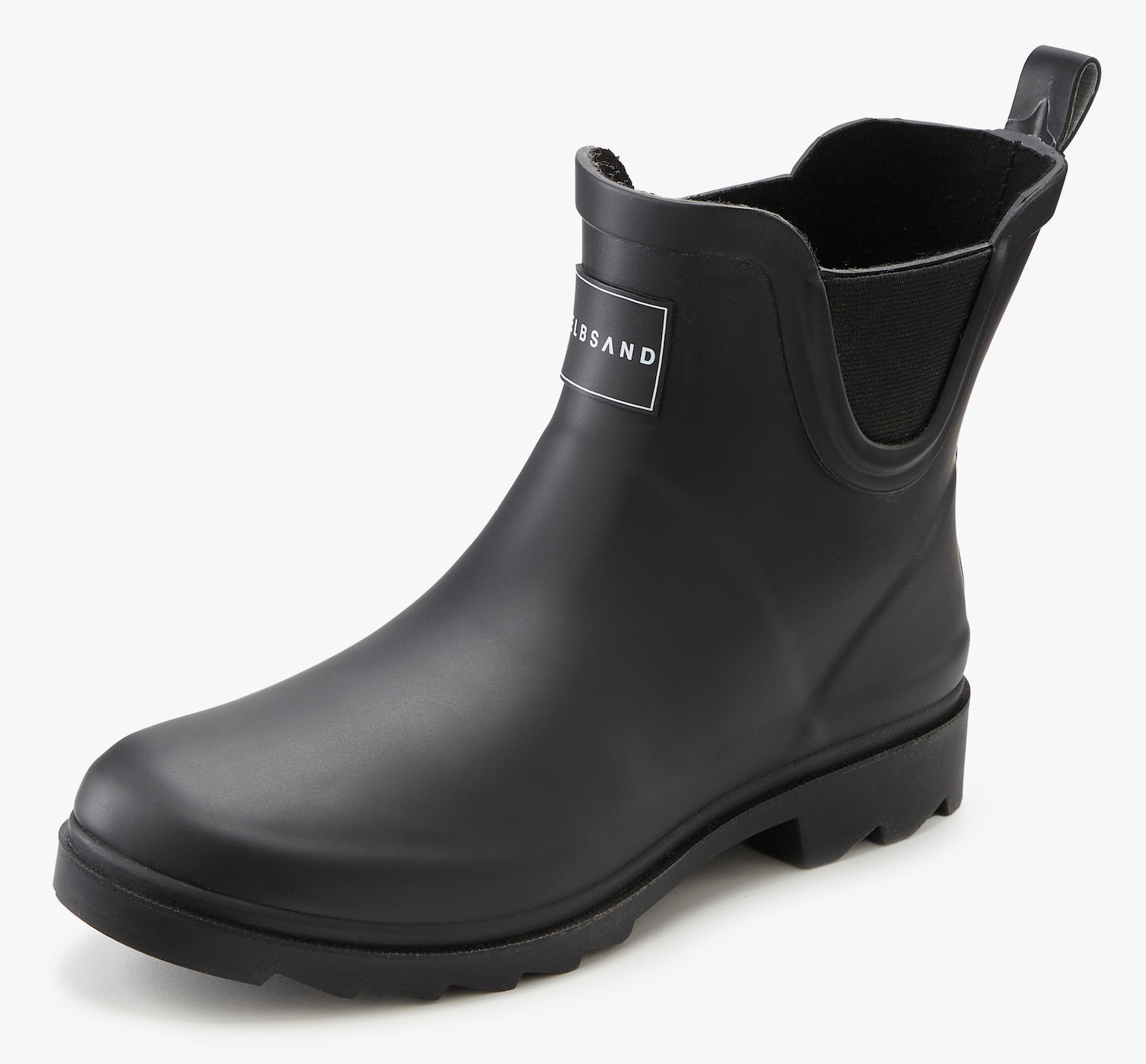 Elbsand Gummistiefelette - schwarz