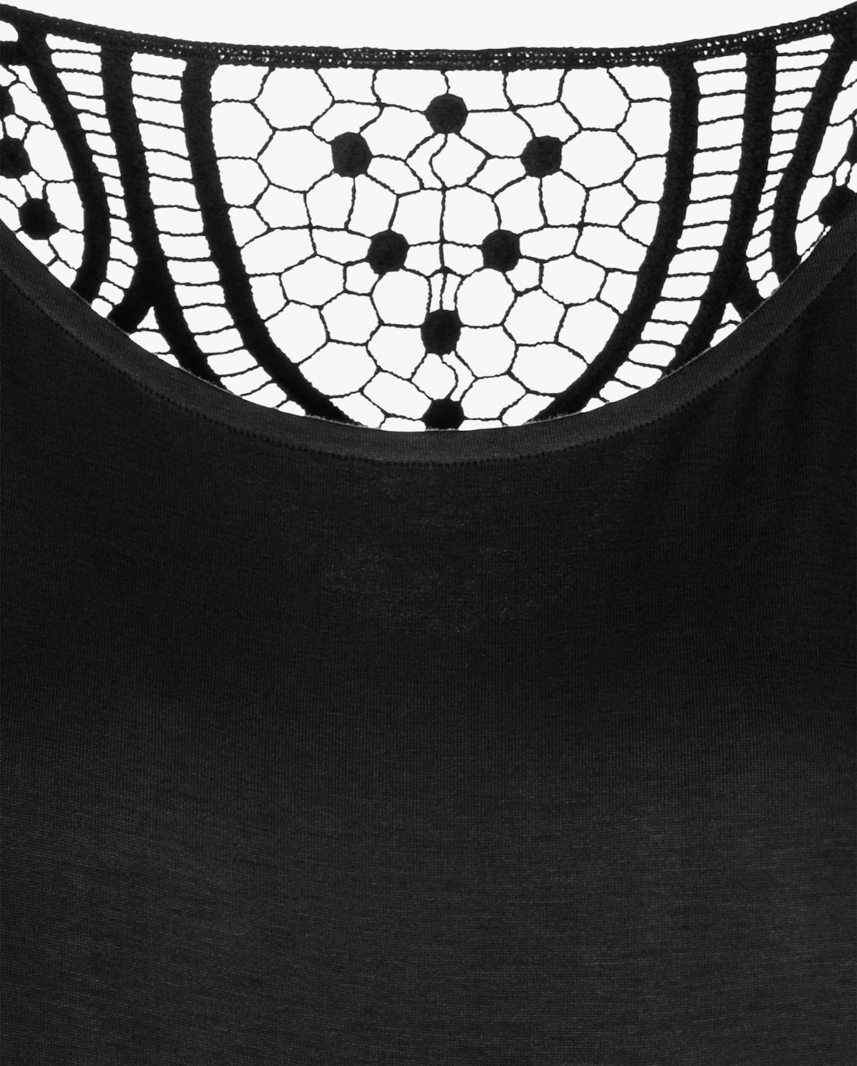 Vivance Shirt met korte mouwen - crème, zwart