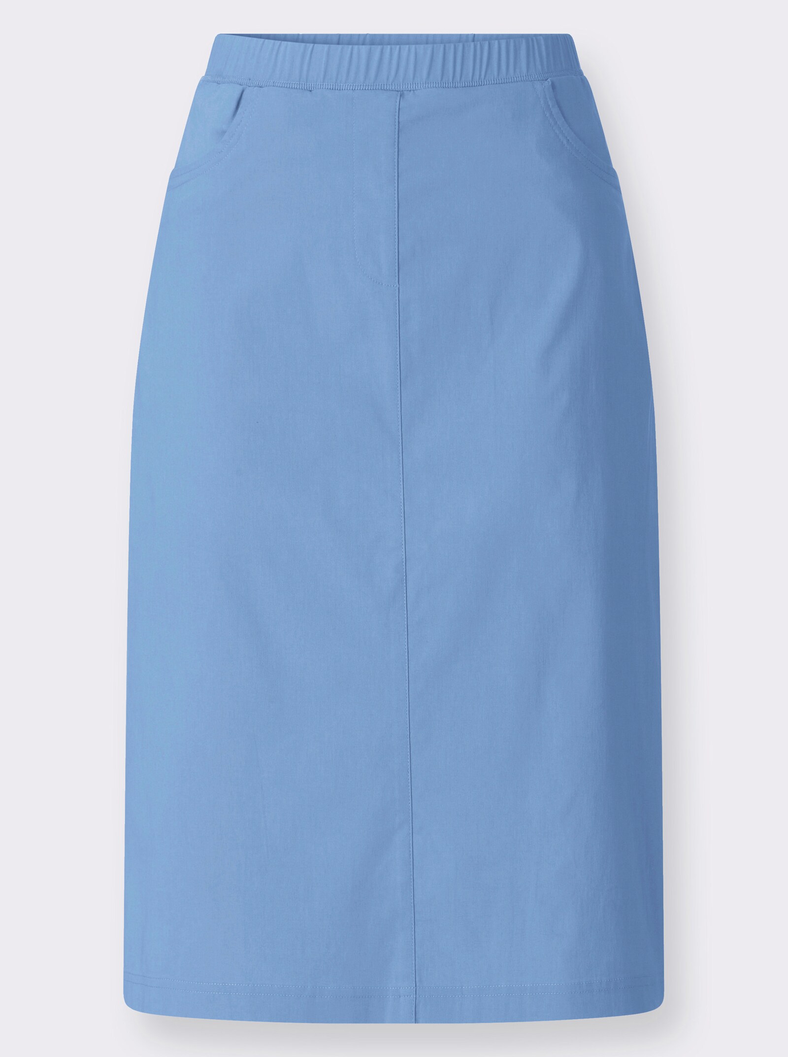 Schlupfrock in Bengalin-Qualität - himmelblau