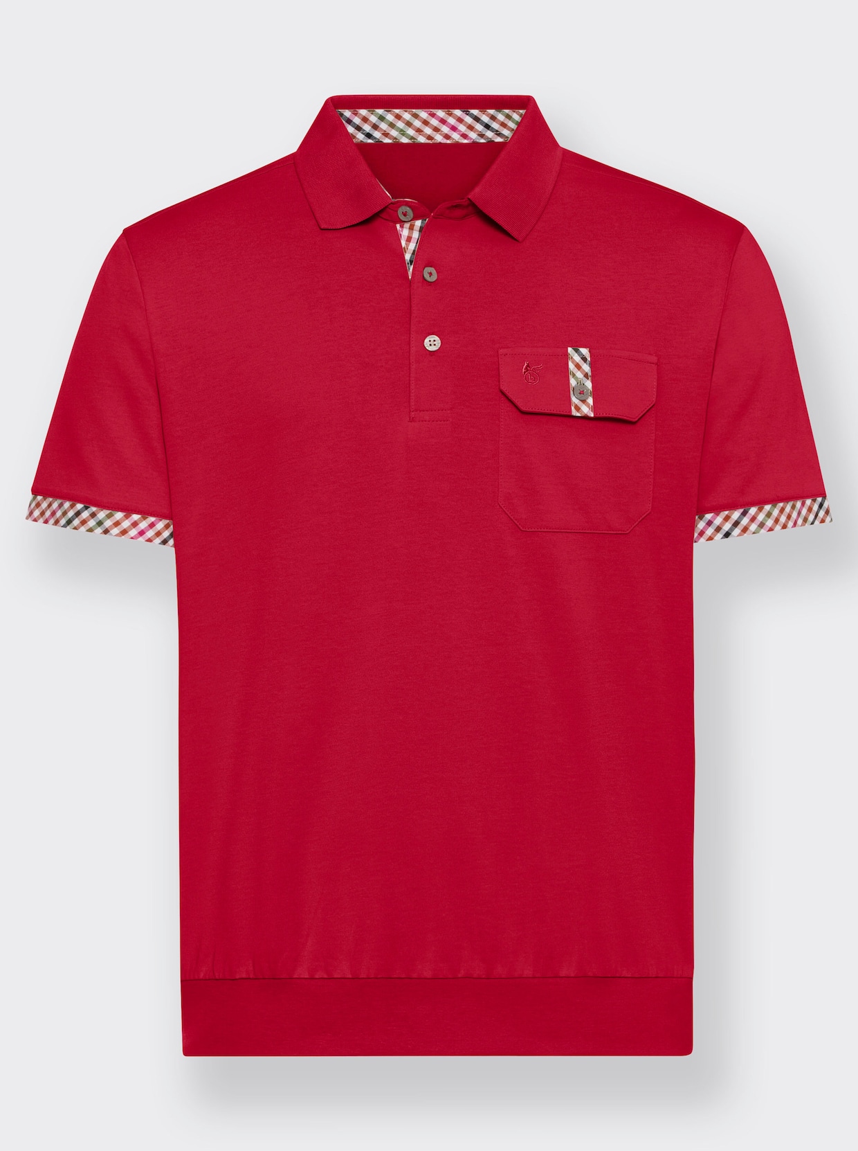 Hajo Kurzarm-Poloshirt - kirsche