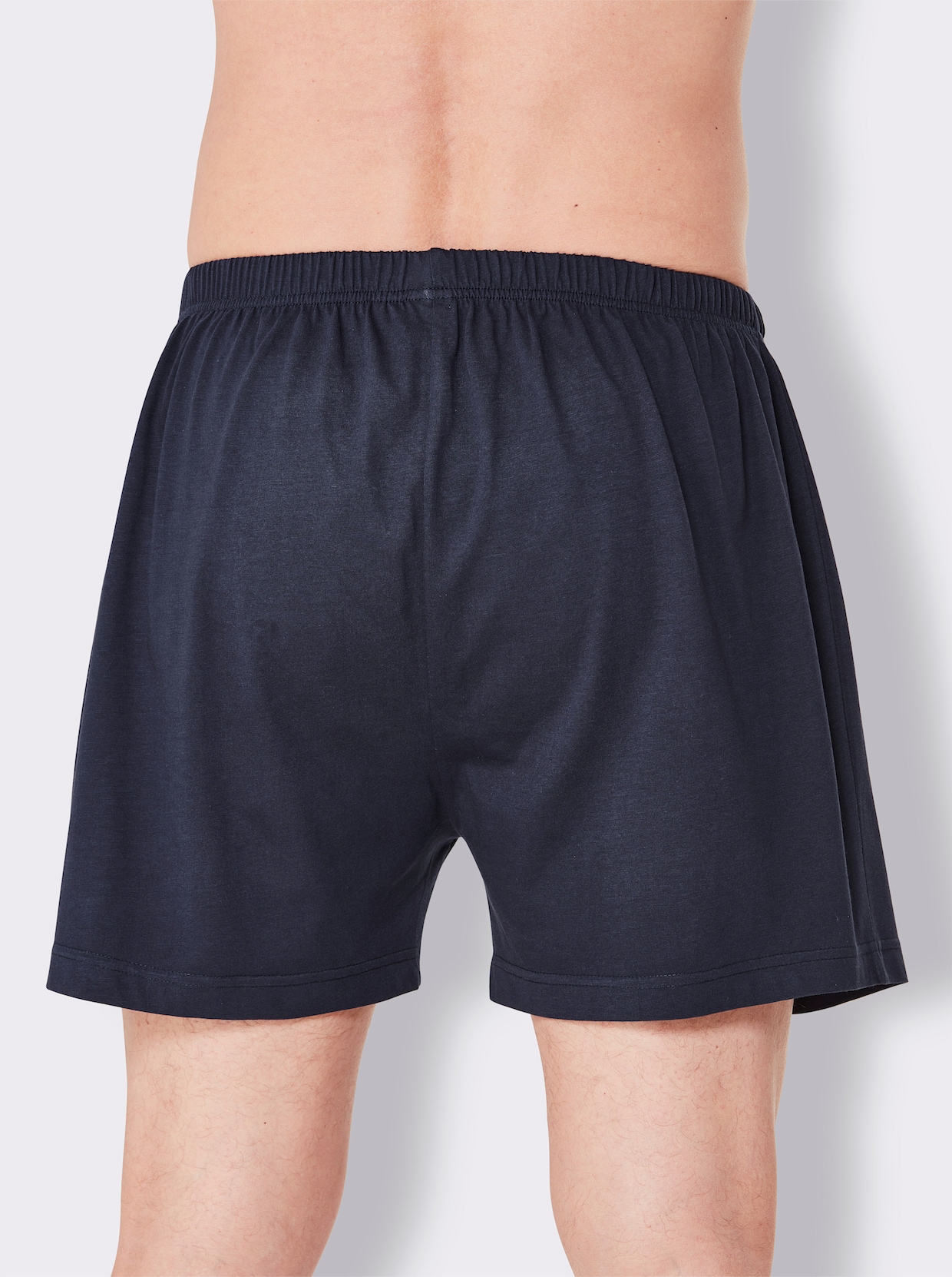 KINGsCLUB Boxershorts - marine-gestreift + marine + marine-kariert