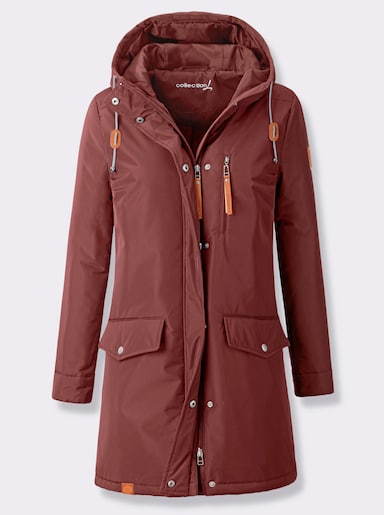 Regenjacke - rotbraun