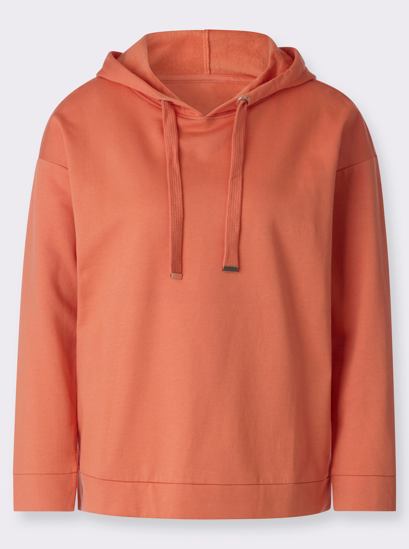 Sweatshirt mit Kapuze - papaya