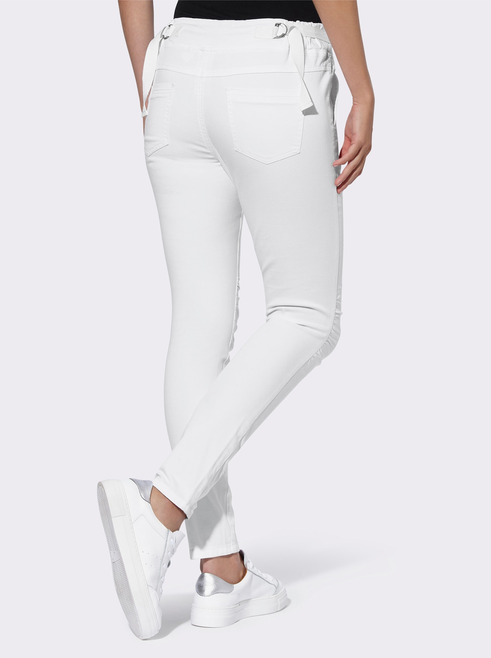 heine Schlupfhose mit Riegel zur Weitenregulierung - weiß
