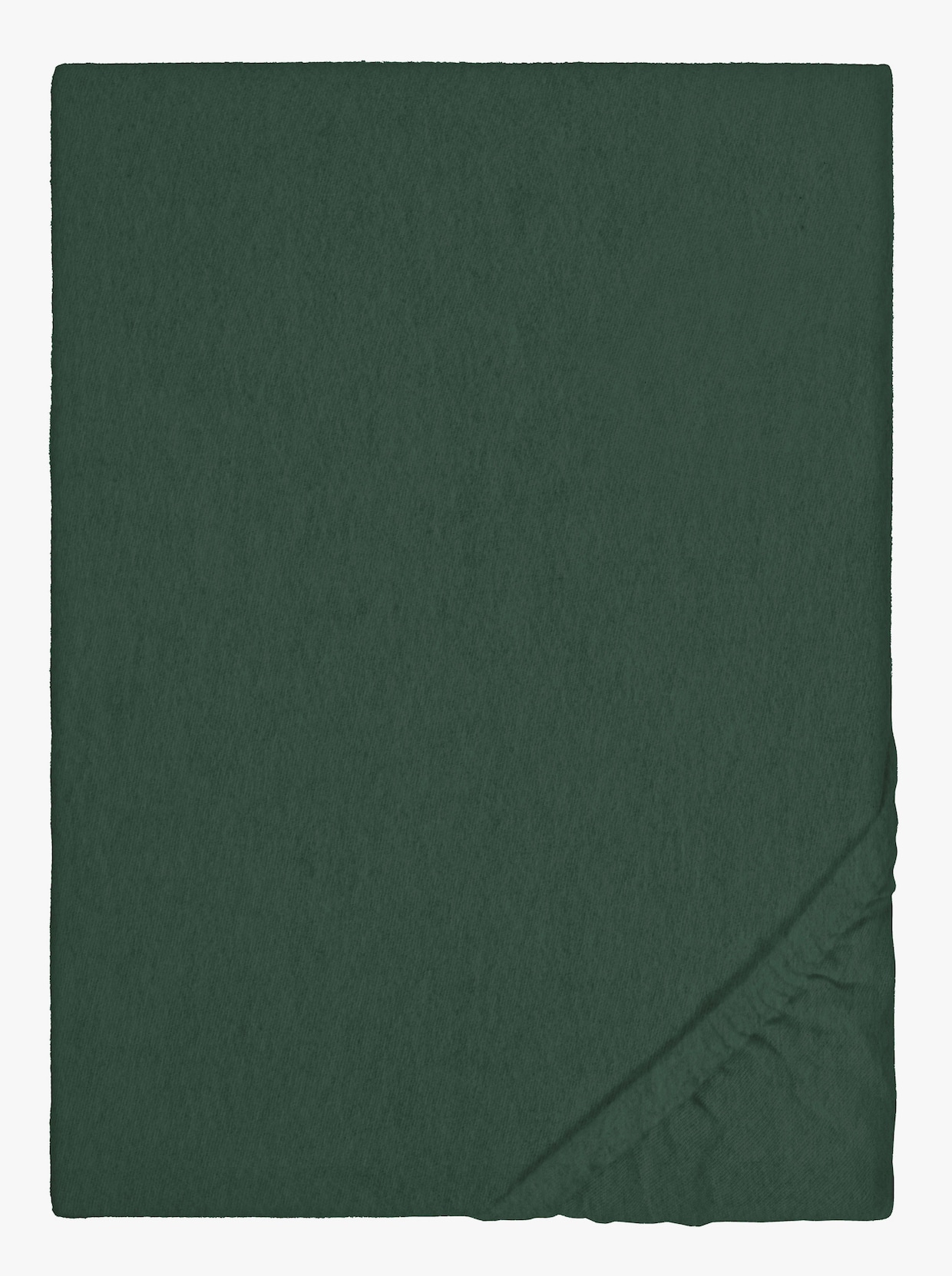 Biberna Spannbetttuch - dunkelgrün-meliert