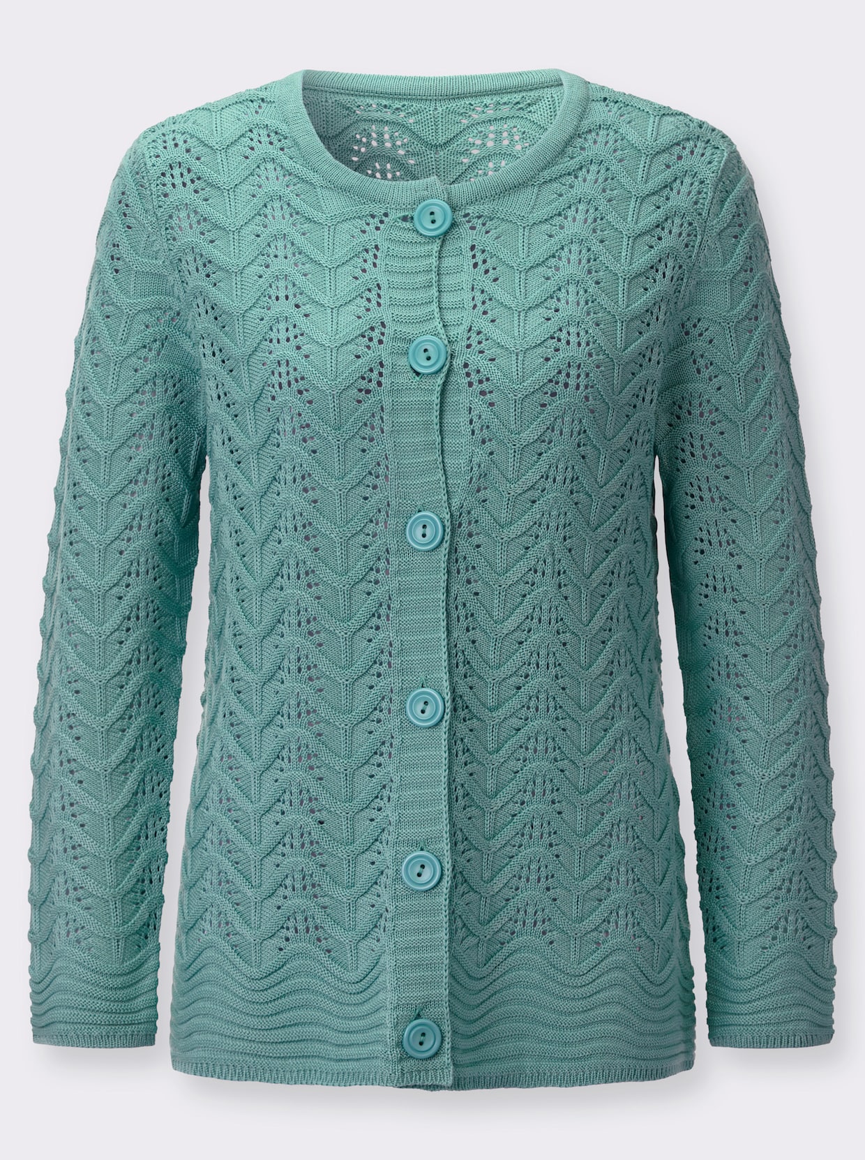 Strickjacke - salbei
