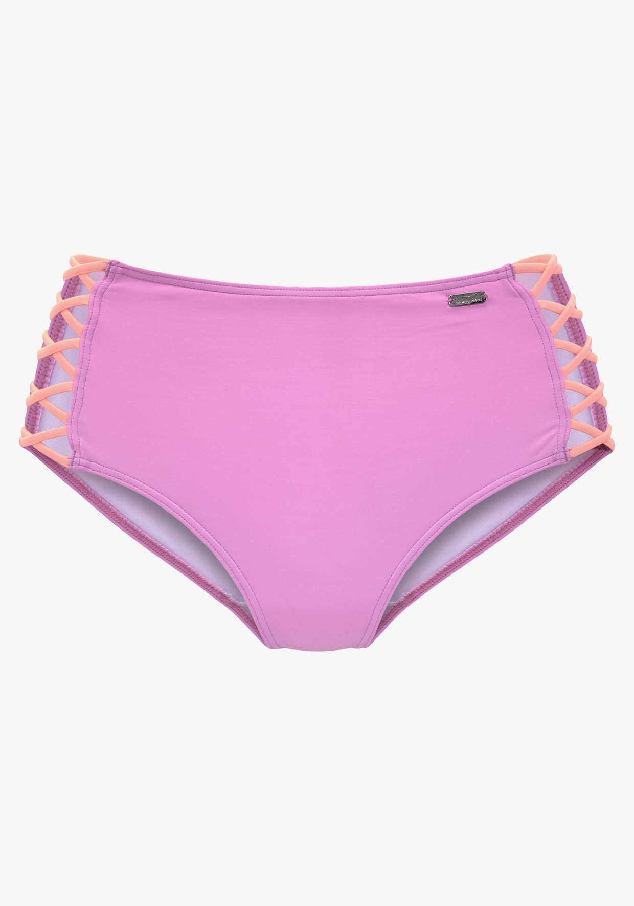 Venice Beach Highwaist-Bikini-Hose - lila