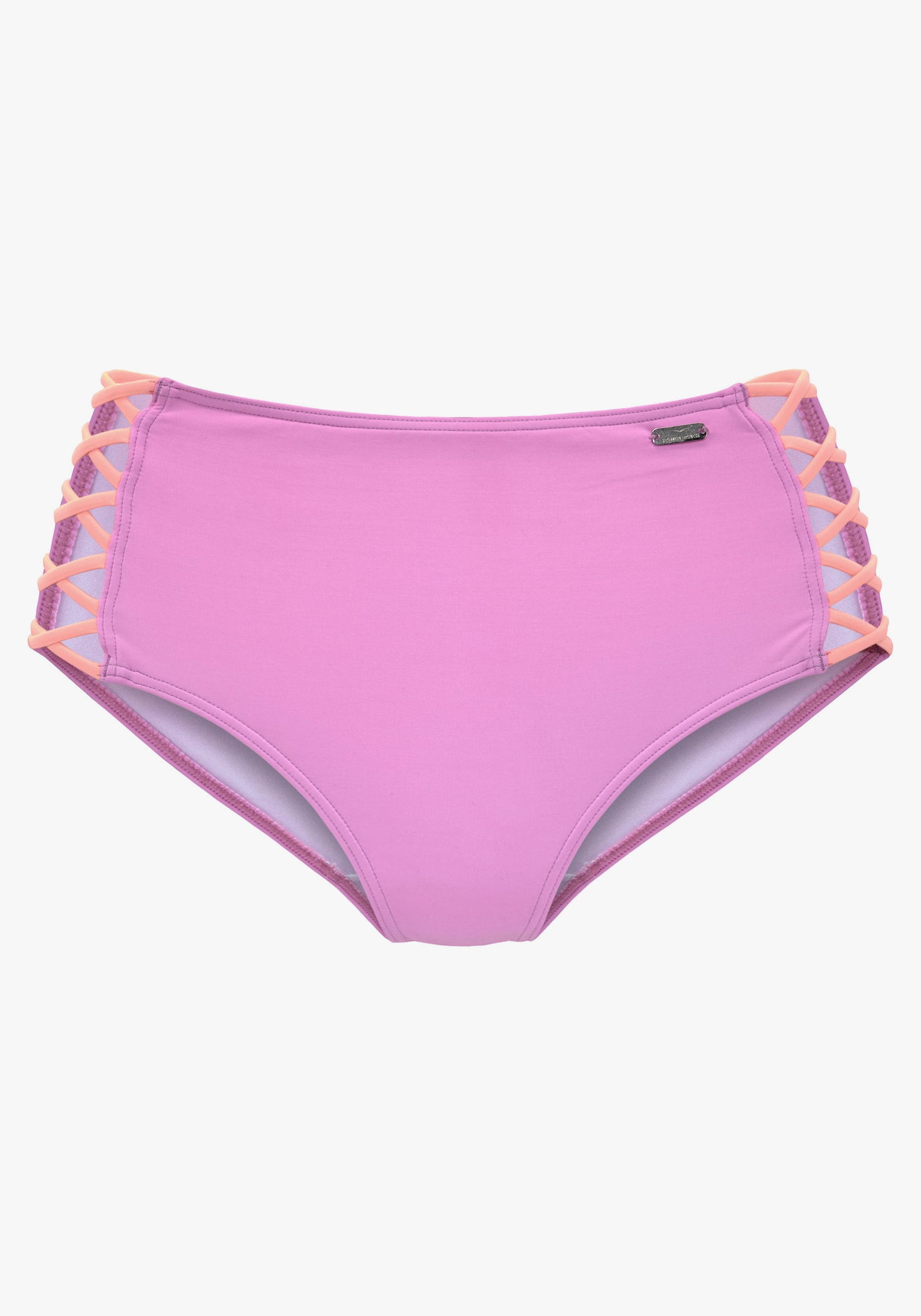 Venice Beach Highwaist-Bikini-Hose - lila