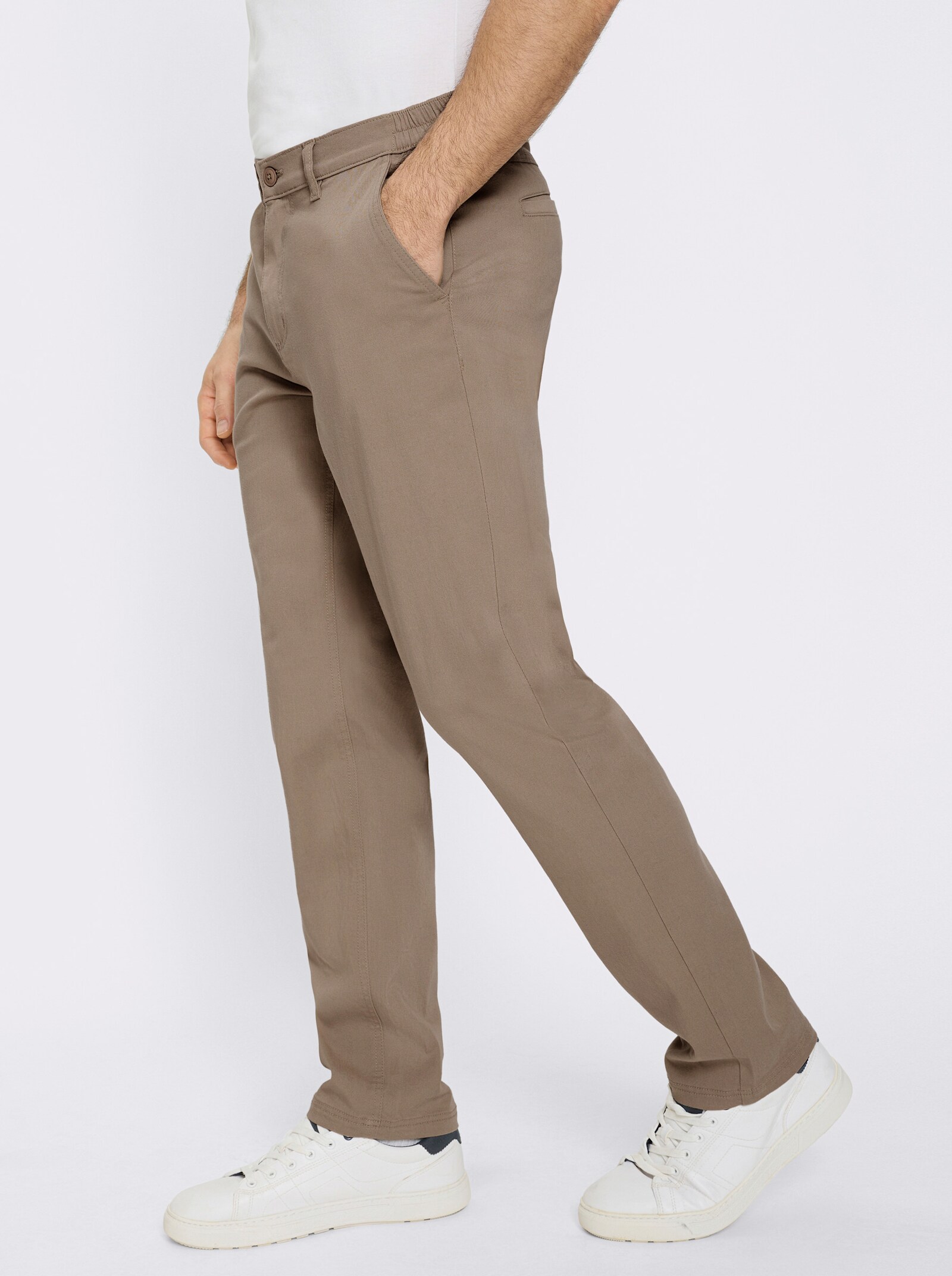 Marco Donati Chinohose mit Stretch-Anteil - sesam