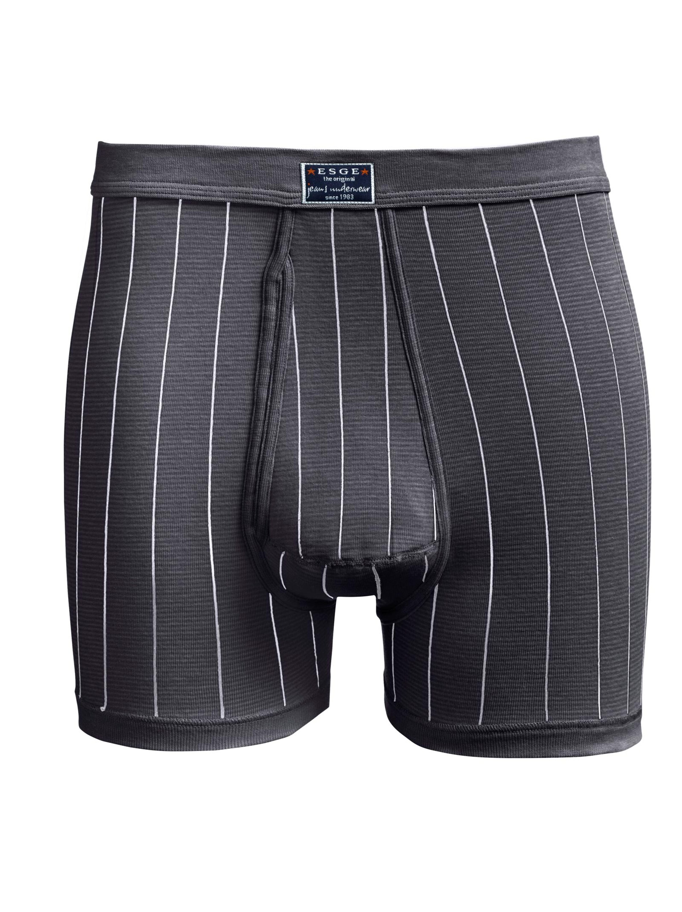 ESGE Schlüpfer - dunkelgrau-gestreift