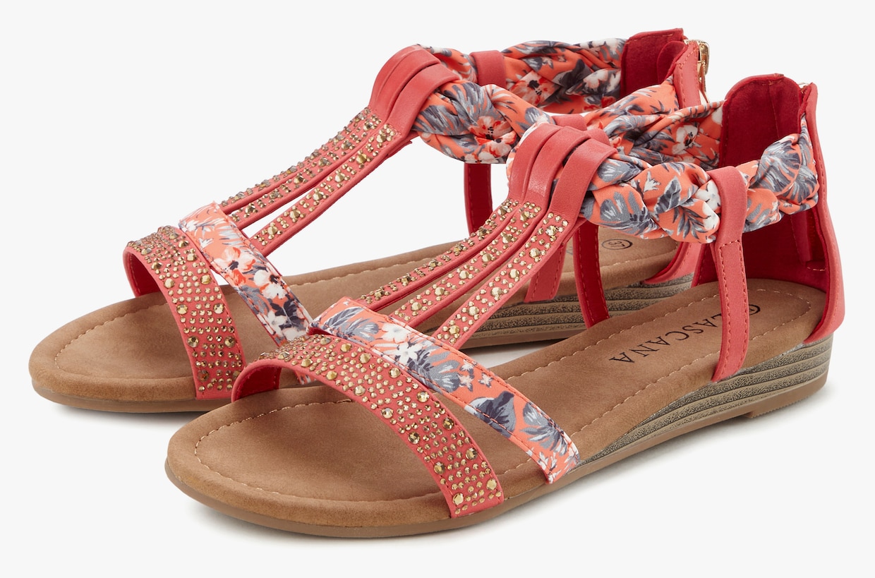 LASCANA Sandalen - rood