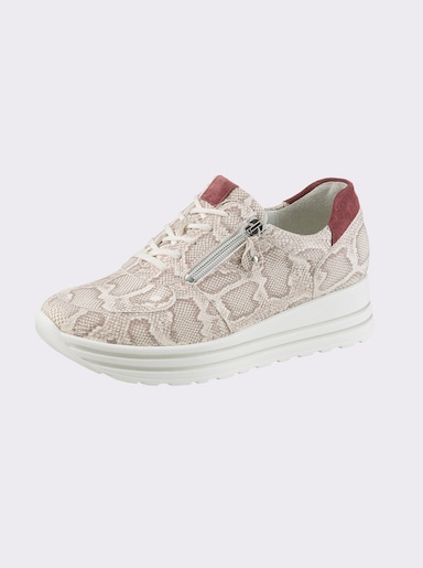 Waldläufer Sneaker - elfenbein-bedruckt