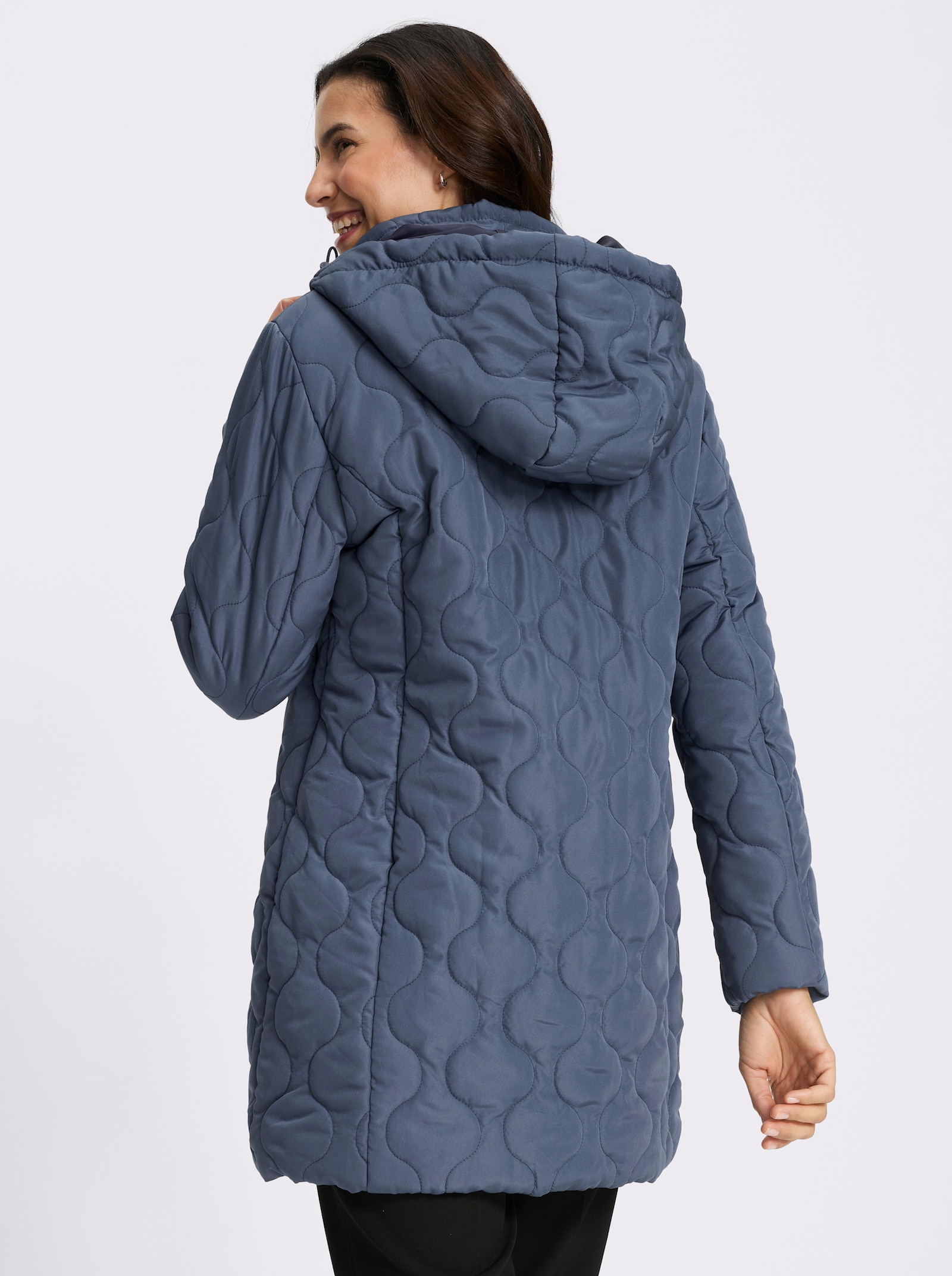 Steppjacke - rauchblau