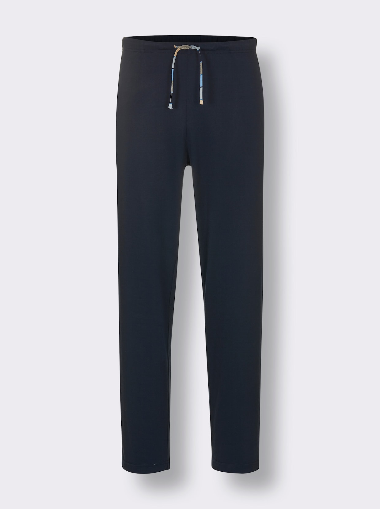 Hajo Pyjama - marine/beige gestreept