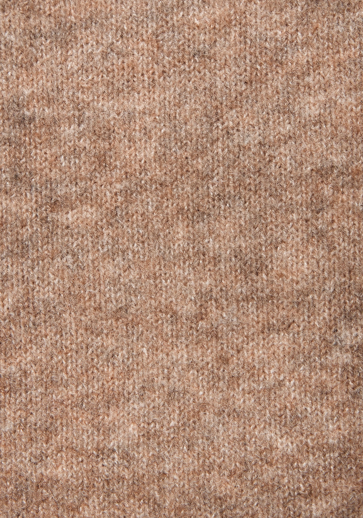 LASCANA Rundhalspullover - taupe meliert